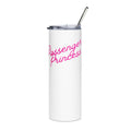 Passenger Princess 20oz Stainless Steel Tumbler — Pink Script Travel Cup