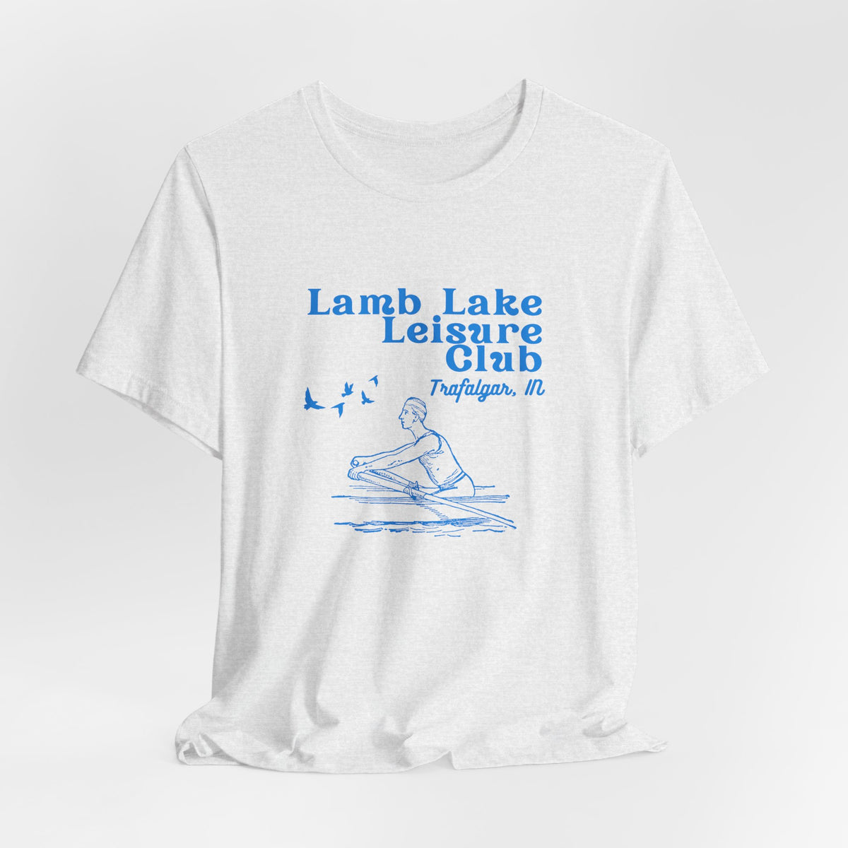 Kayak Tee – "Lamb Lake Leisure Club" Vintage Boating T-Shirt