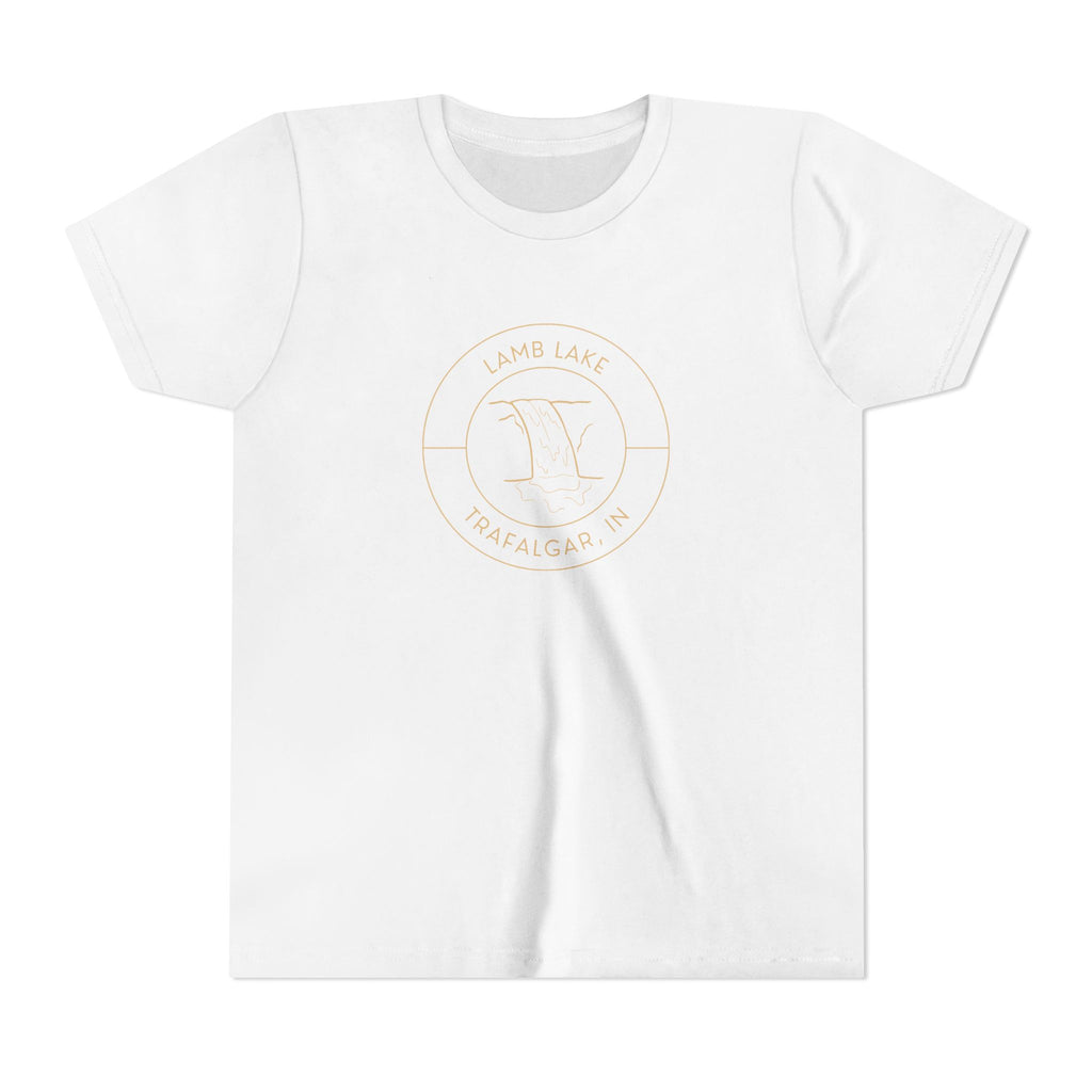 Youth Tee — Lamb Lake Waterfall Emblem