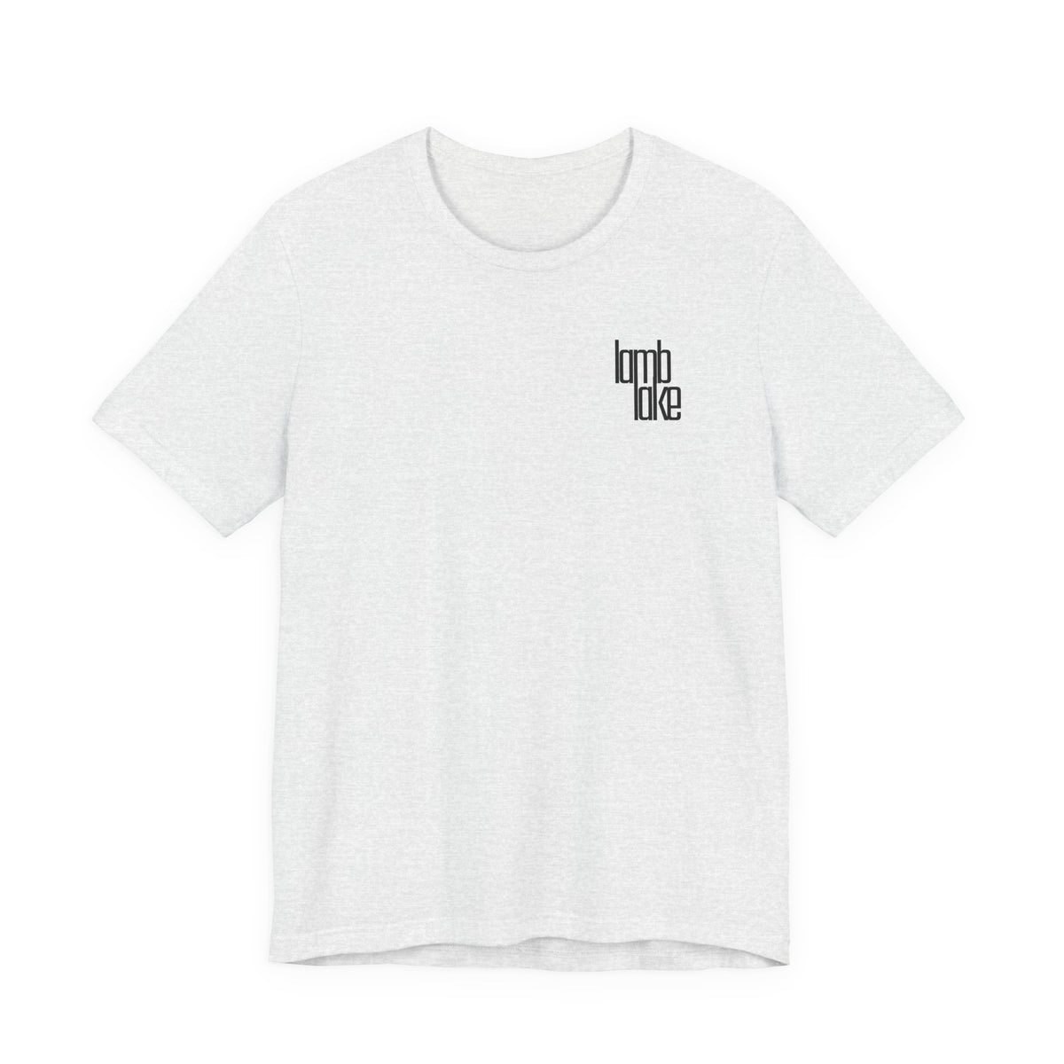'lamb lake' Graphic Tee —  Minimal Logo T‑Shirt