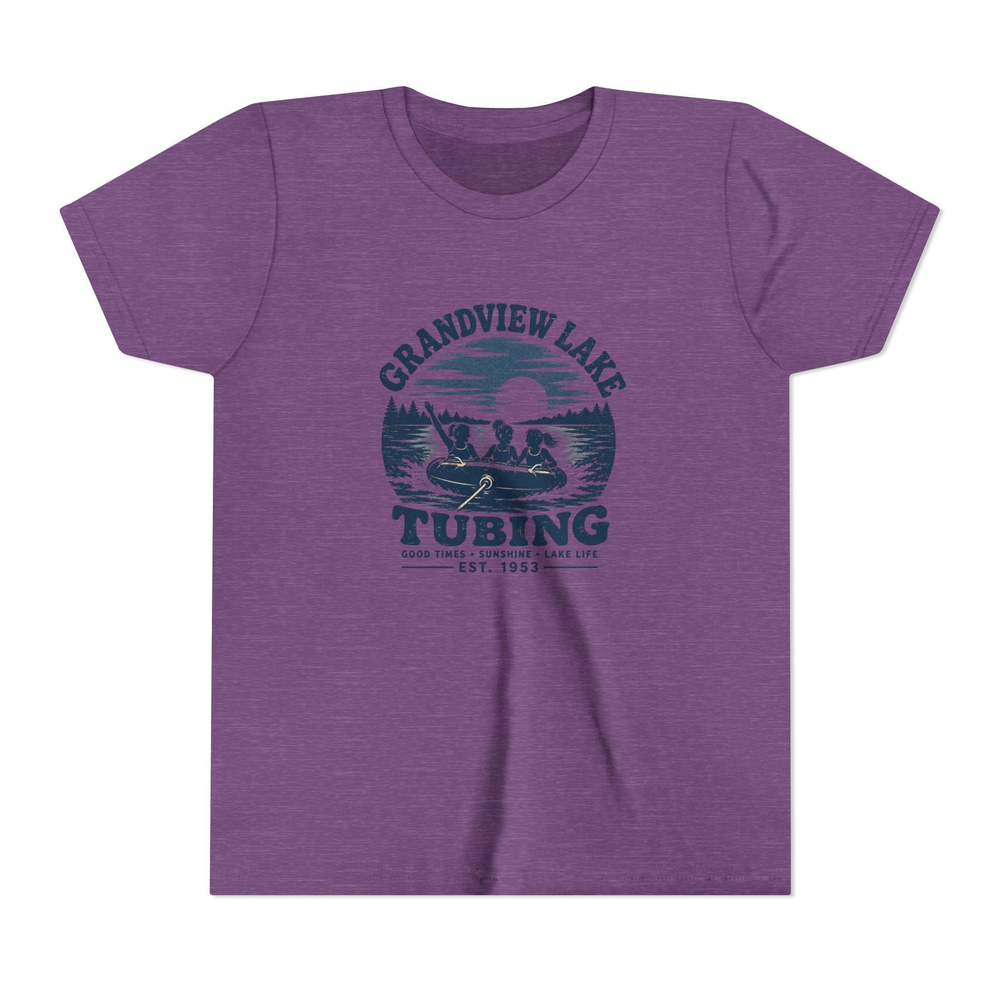 Grandview Lake Tubing Youth Tee – Kids Summer Lake T-Shirt