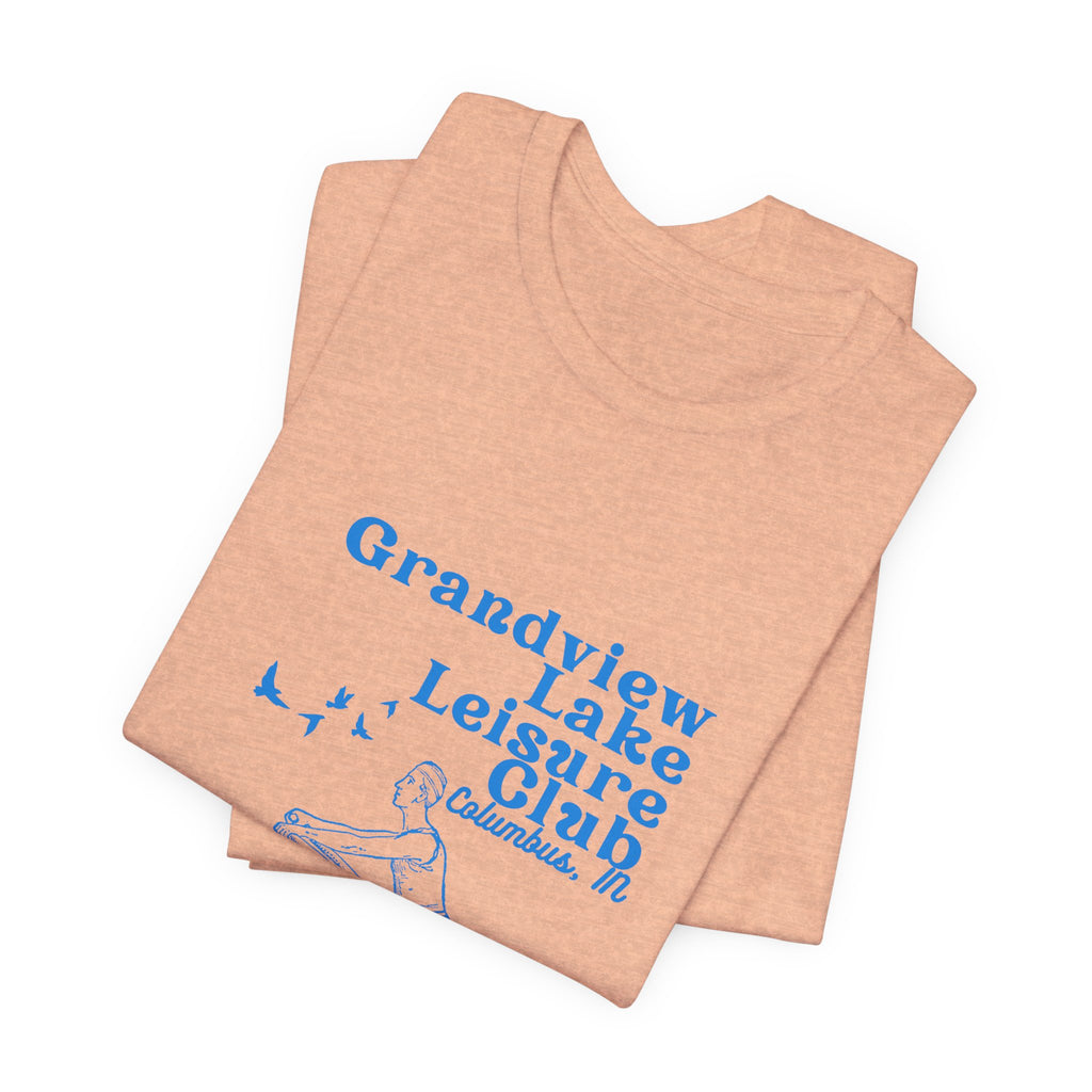 Kayak Tee – "Grandview Lake Leisure Club" Vintage Boating T-Shirt