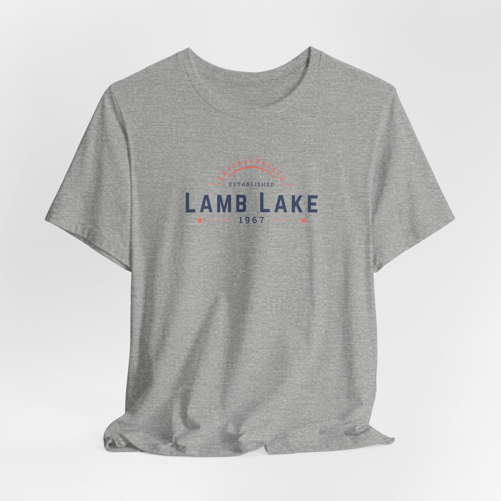 Lamb Lake Tee – Retro Lakeside Graphic T-Shirt