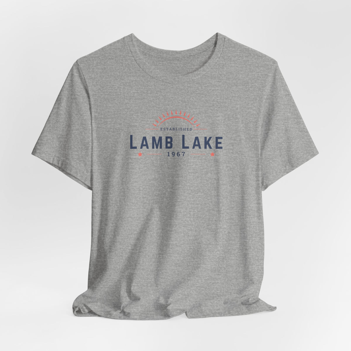 Lamb Lake Tee – Retro Lakeside Graphic T-Shirt