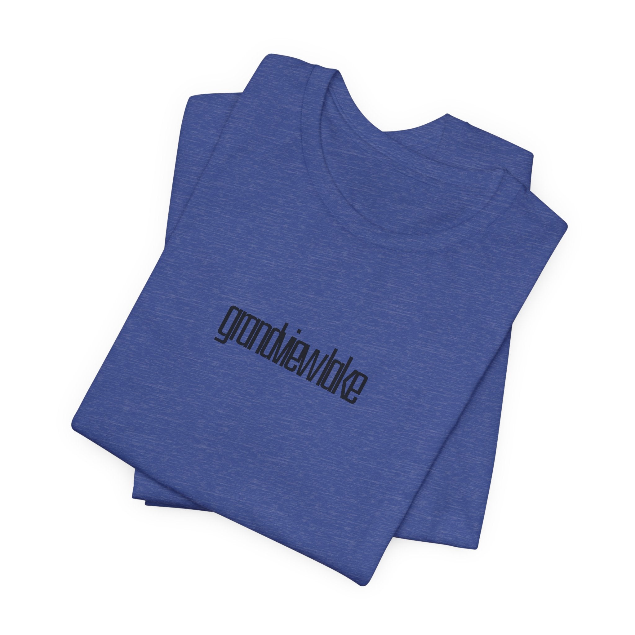 'grandview lake' Graphic Tee —  Minimal Logo T‑Shirt