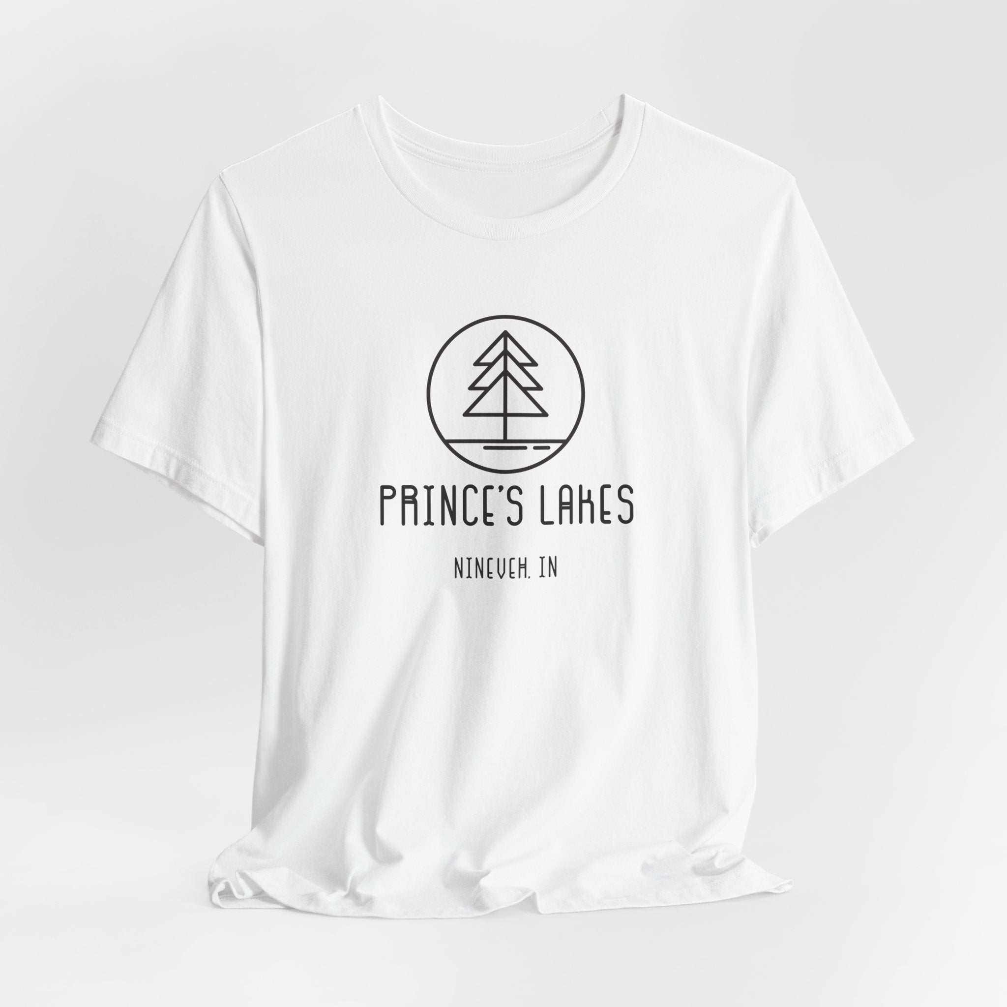 Prince's Lakes Minimalist Tee — Lake Forest Graphic Short Sleeve Shirt