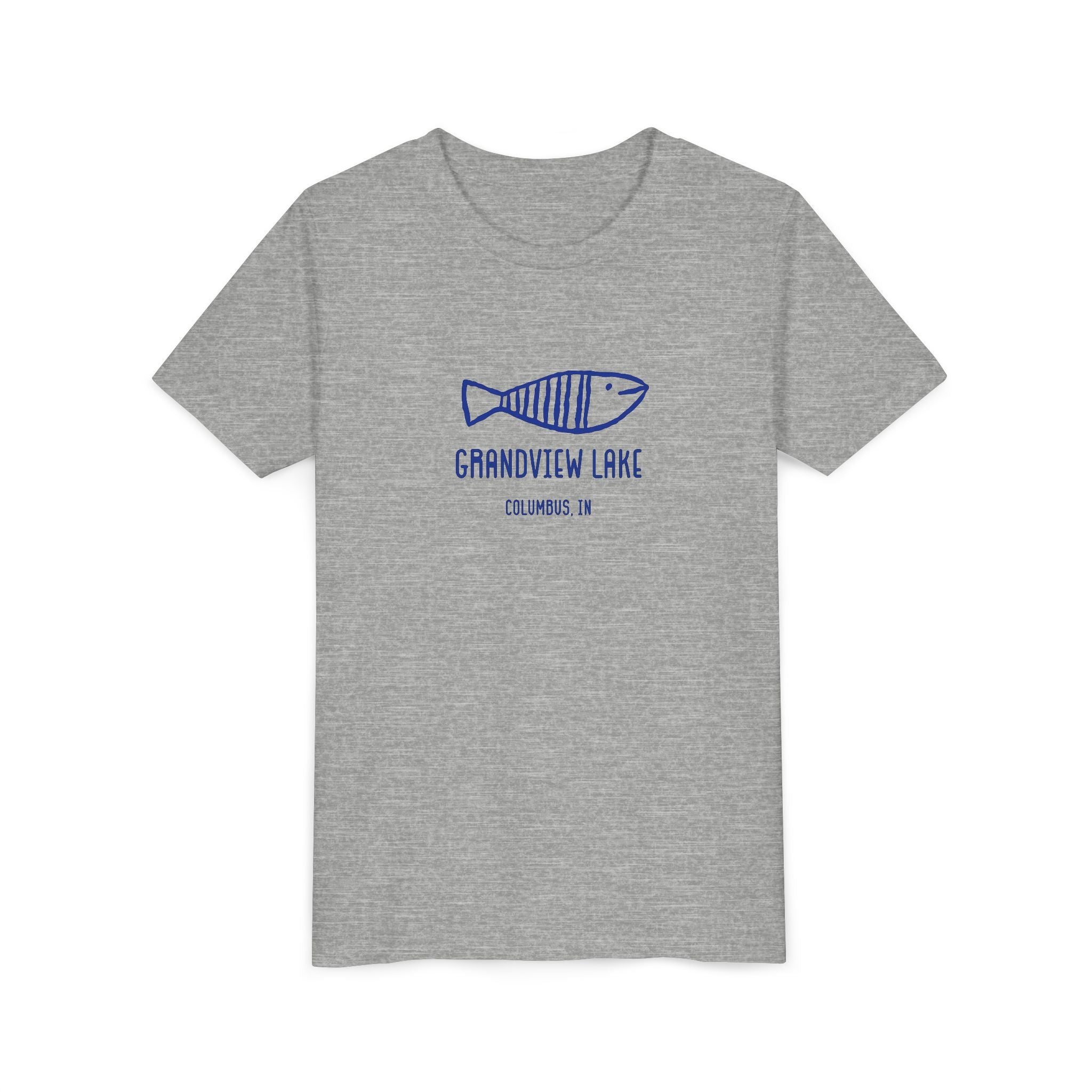 Youth Tee — 'Grandview Lake' Retro Fish Kids T-Shirt