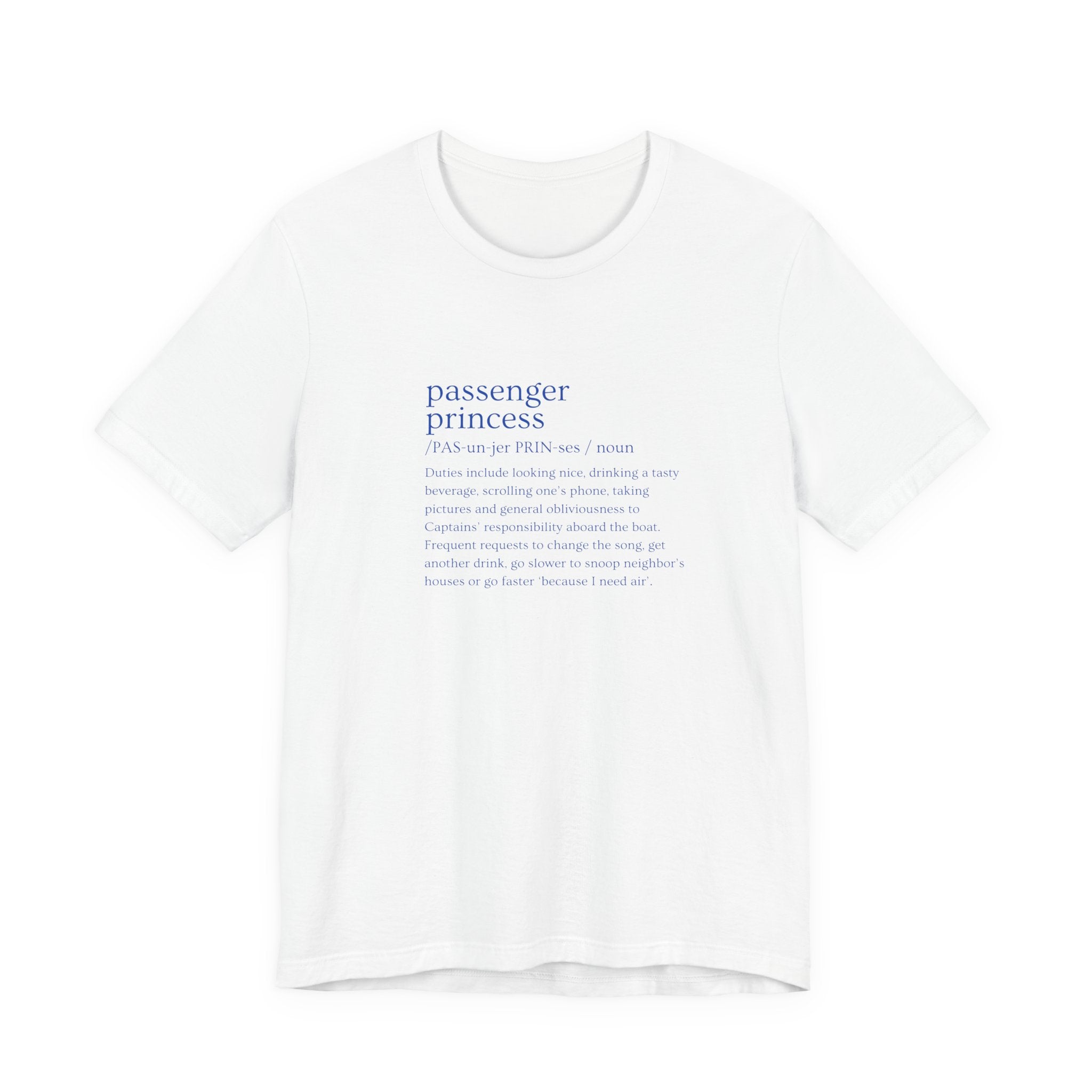 Passenger Princess Tee — Travel Definition Shirt