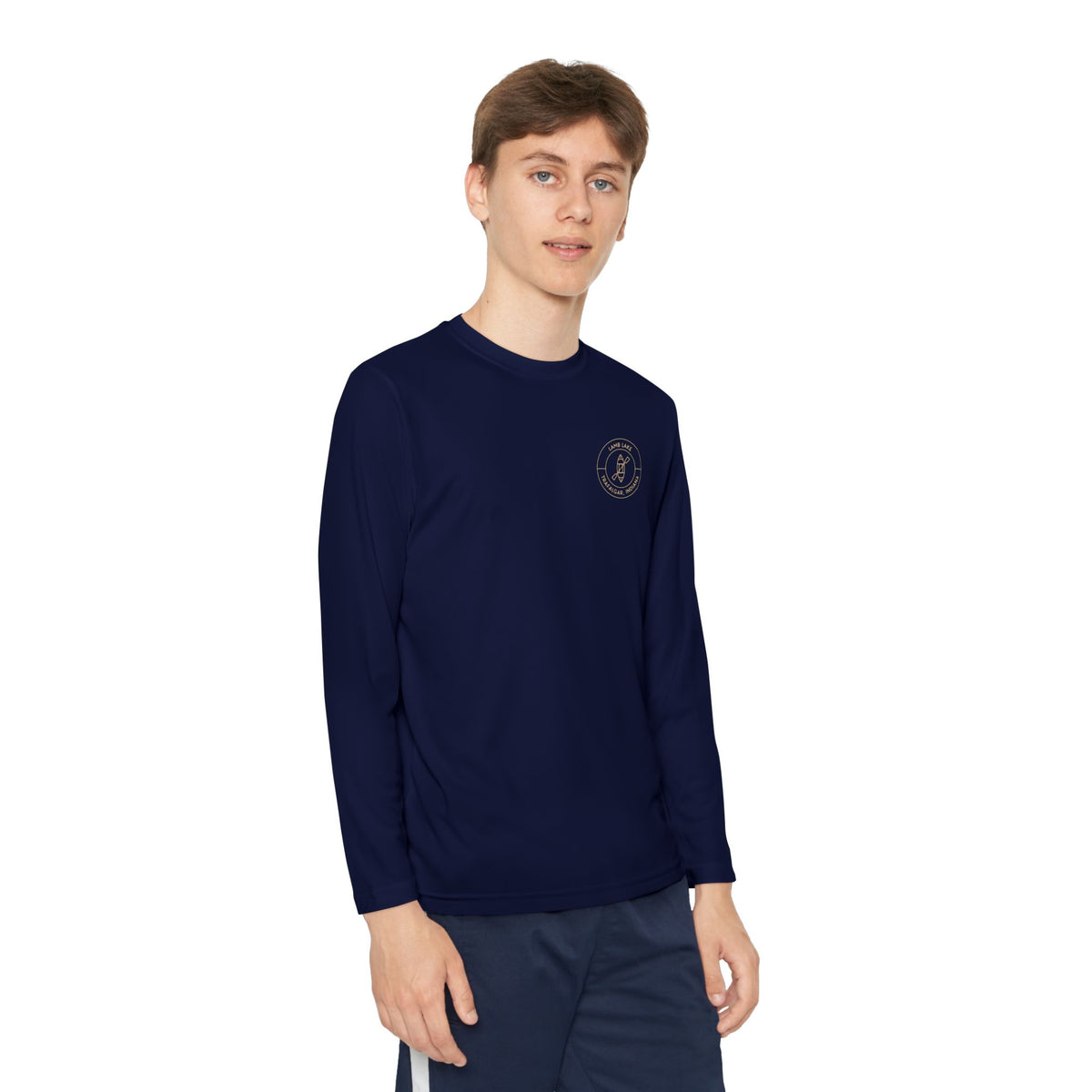Youth Long Sleeve Tee - Lamb Lake Kayak Logo