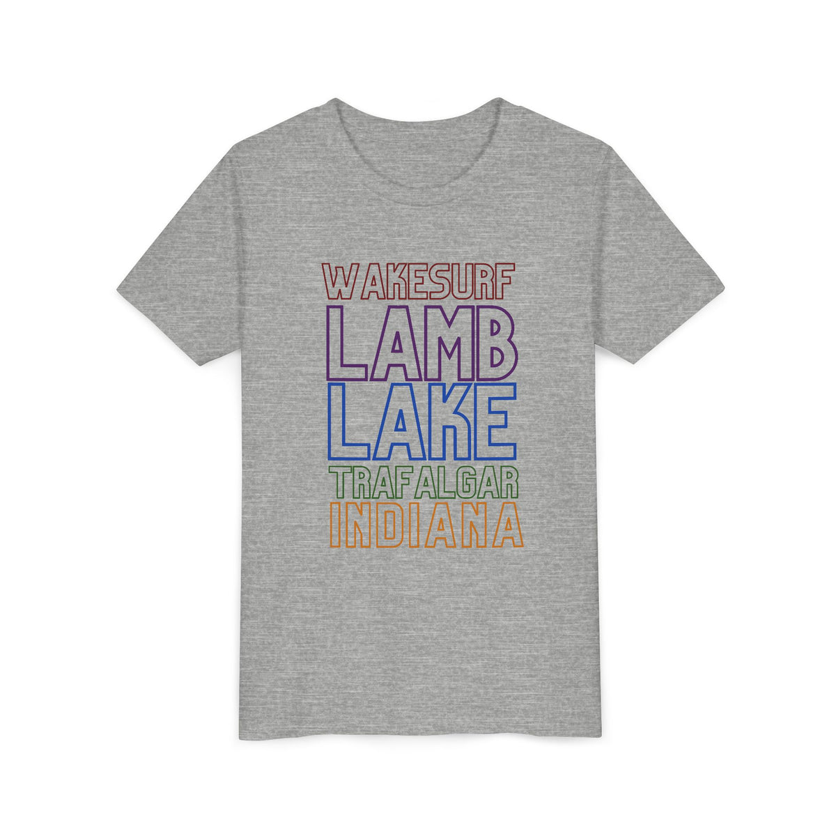Youth Tee - Lamb Lake Columbus Indiana Wakesurf (Kids)