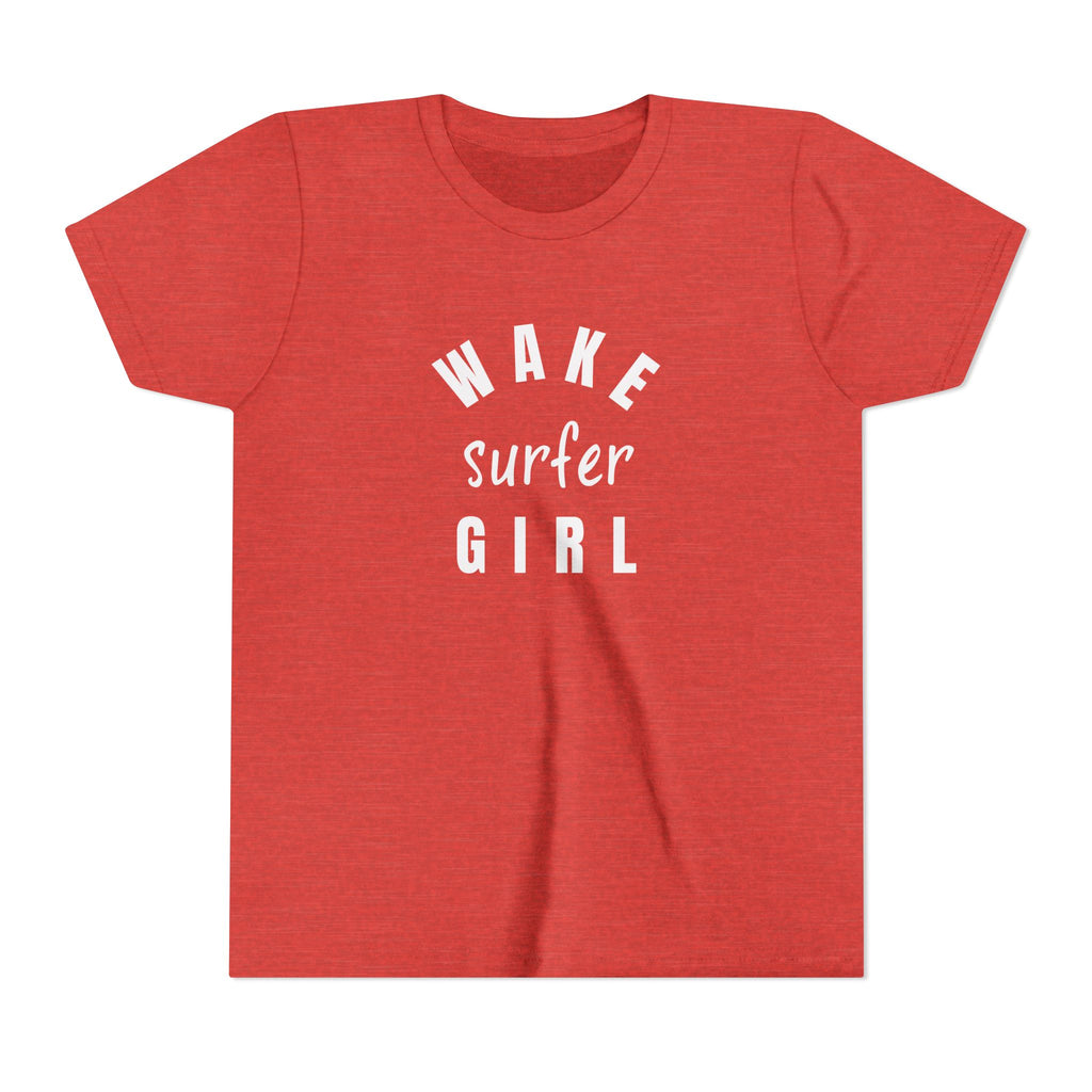 Youth Tee — "Wake Surfer Girl" Graphic Shirt