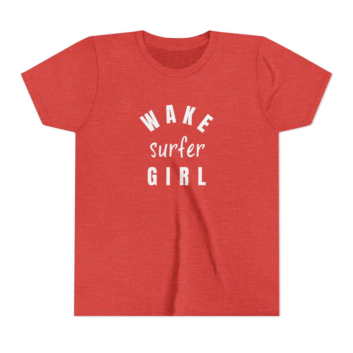 Youth Tee — "Wake Surfer Girl" Graphic Shirt