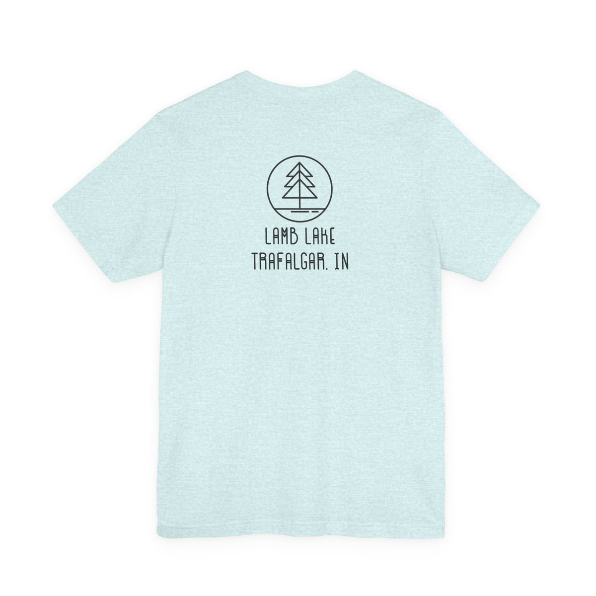 Lamb Lake Minimalist Tee — Lake Forest Graphic Short Sleeve Shirt