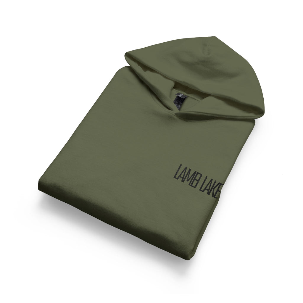Youth Hoodie - LAMB LAKE Pocket Graphic