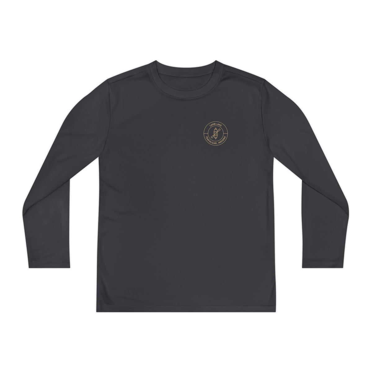 Youth Long Sleeve Tee - Lamb Lake Kayak Logo