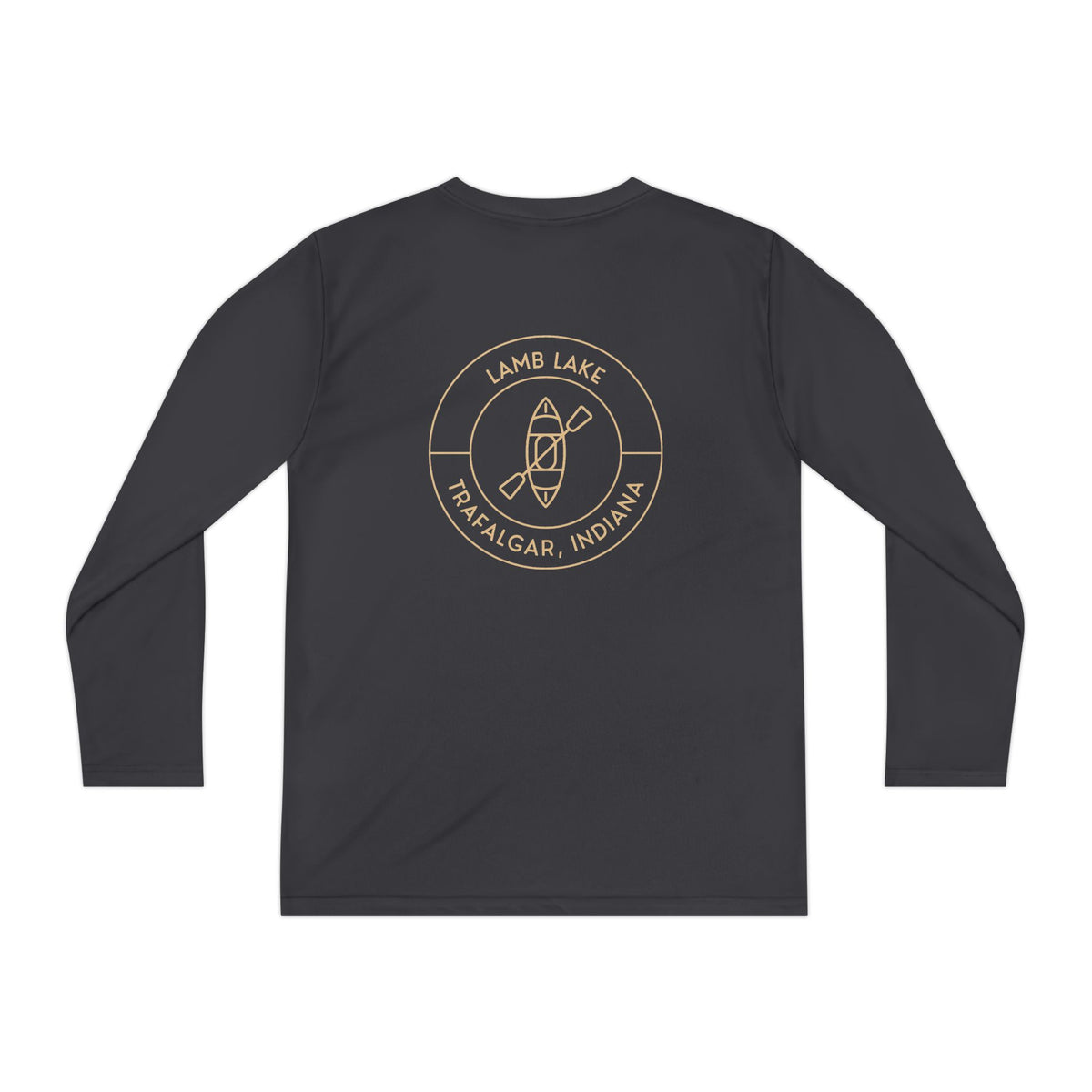 Youth Long Sleeve Tee - Lamb Lake Kayak Logo