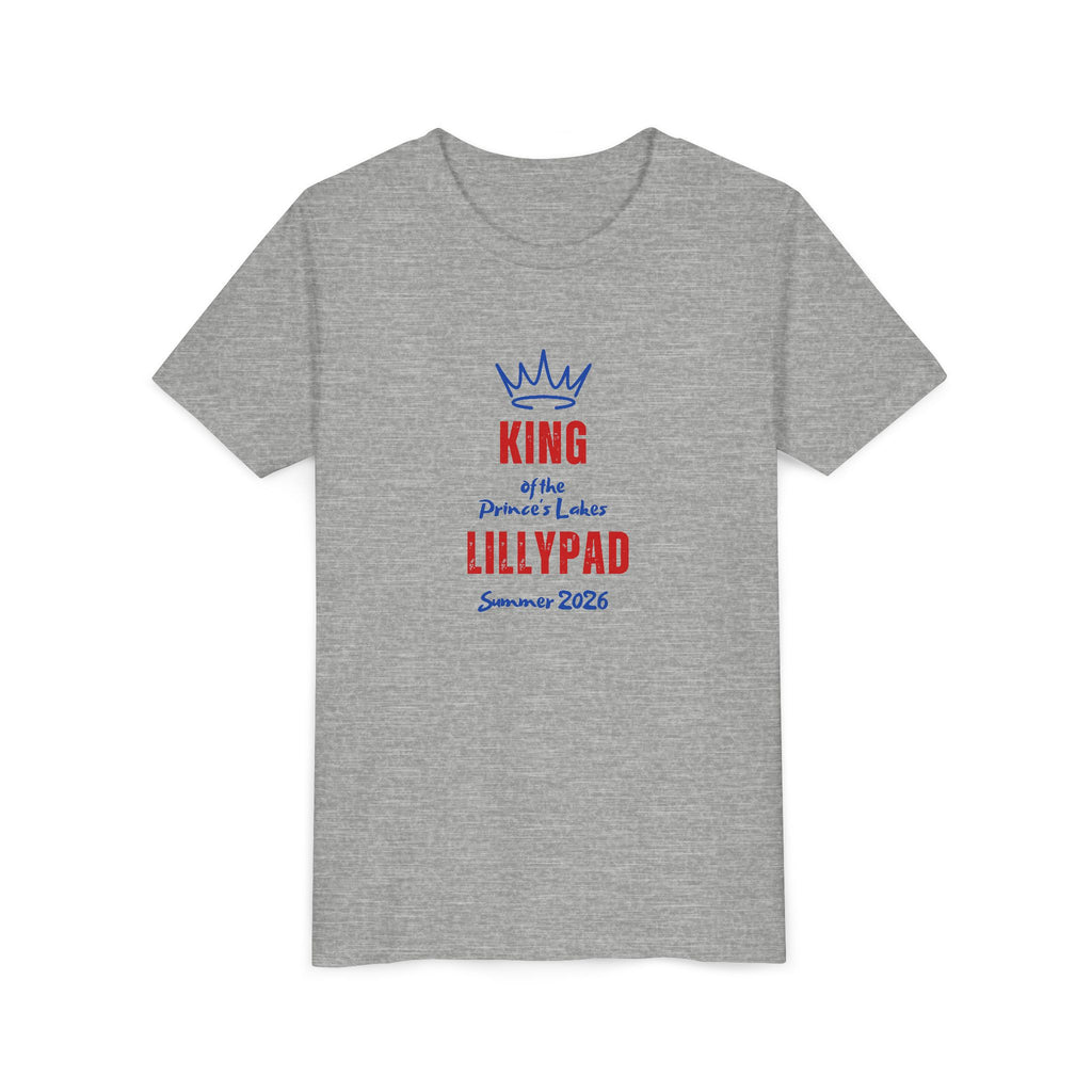 King of the Princess Lake Lillypad Youth Tee — Cute Summer 2026 Kids Shirt
