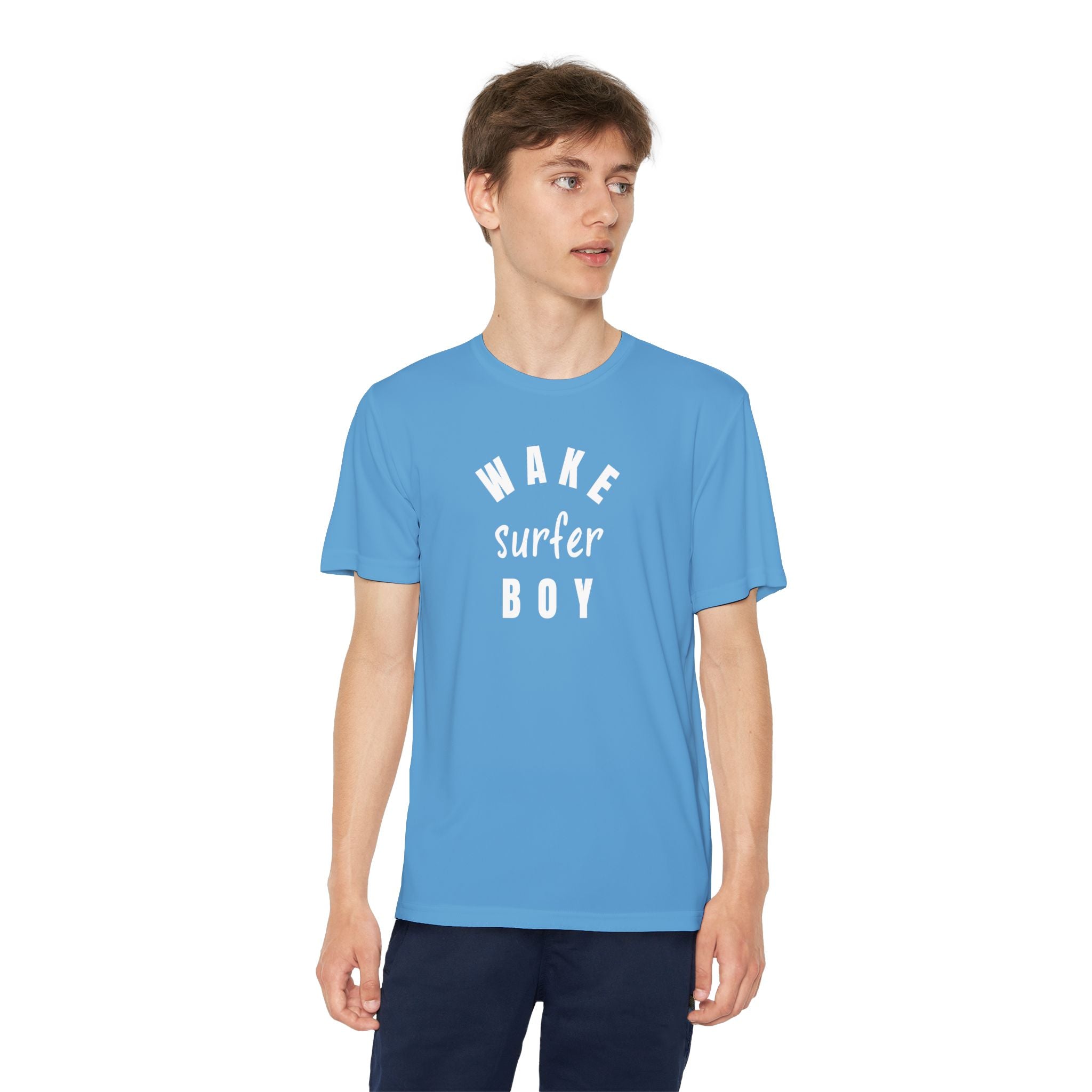 Youth Wake Surfer Boy Tee