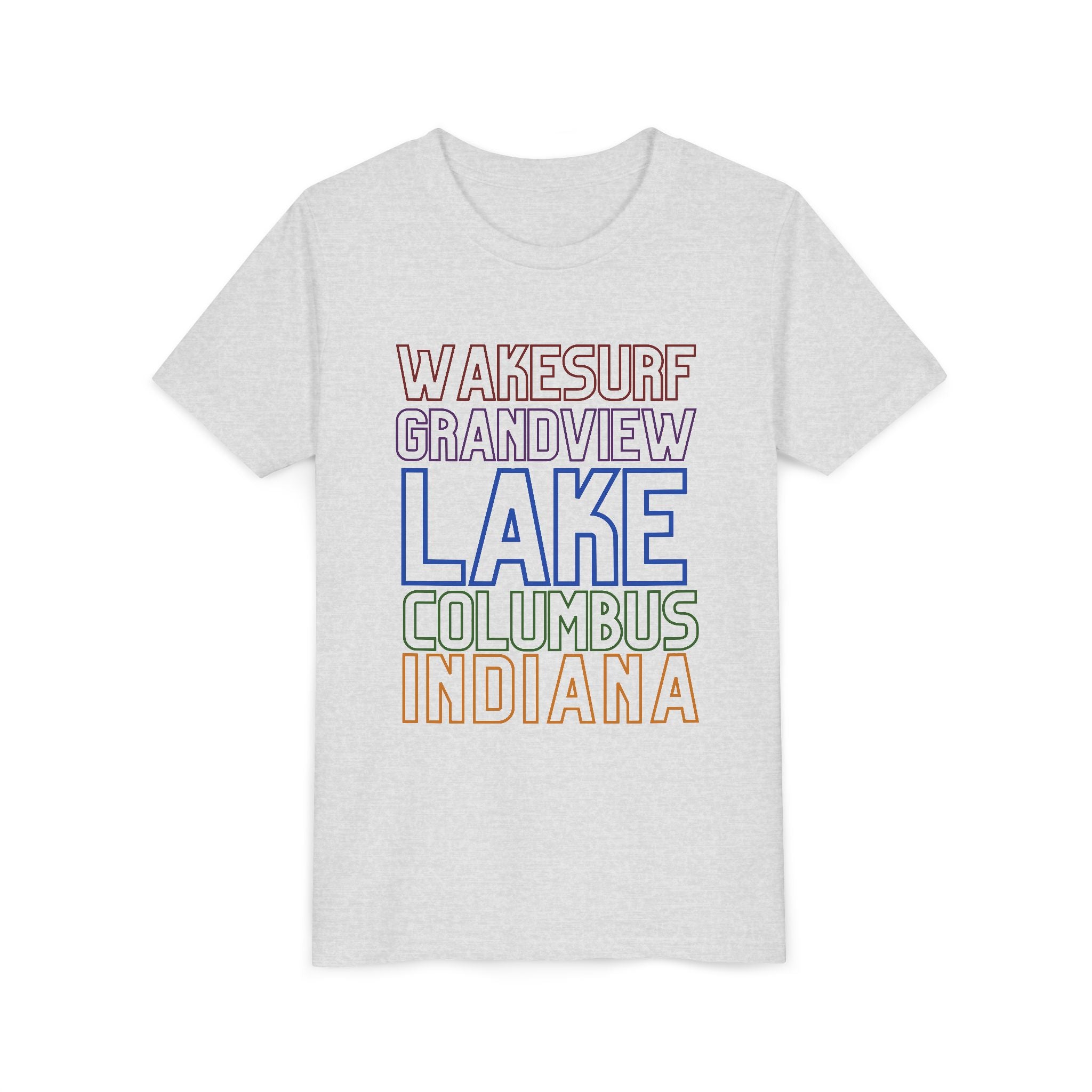 Youth Tee - Grandview Lake Columbus Indiana Wakesurf (Kids)
