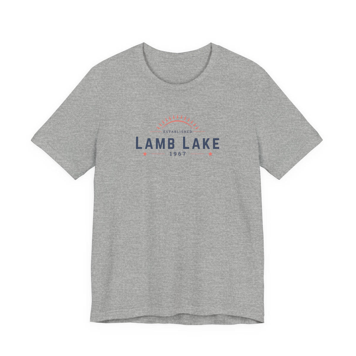 Lamb Lake Tee – Retro Lakeside Graphic T-Shirt