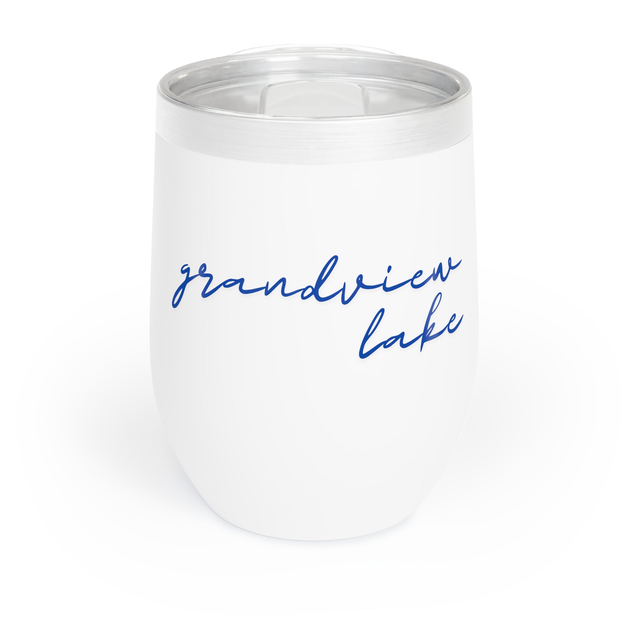 Chill Wine Tumbler- Grandview Lake Script
