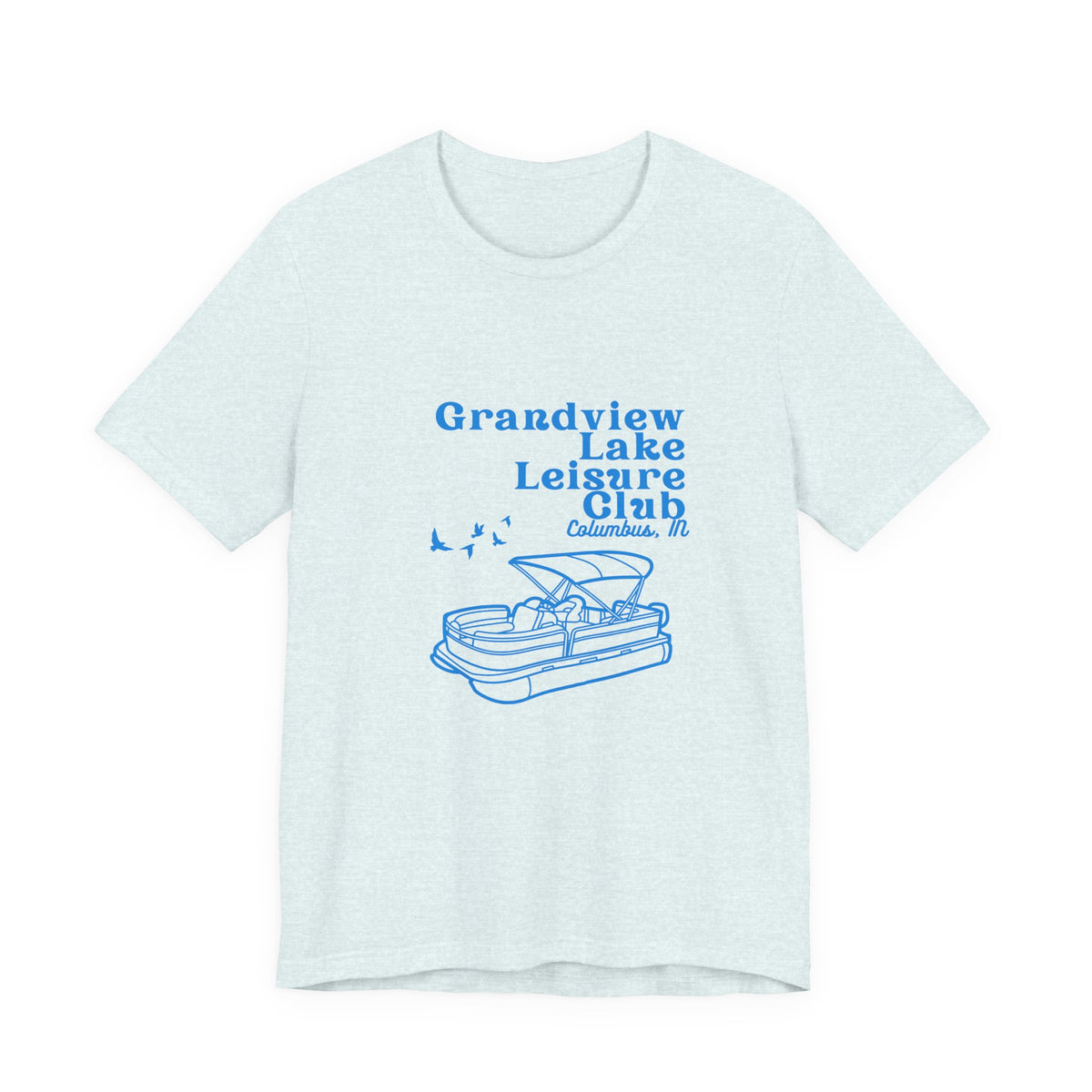 Pontoon Tee – "Grandview Lake Leisure Club" Vintage Boating T-Shirt