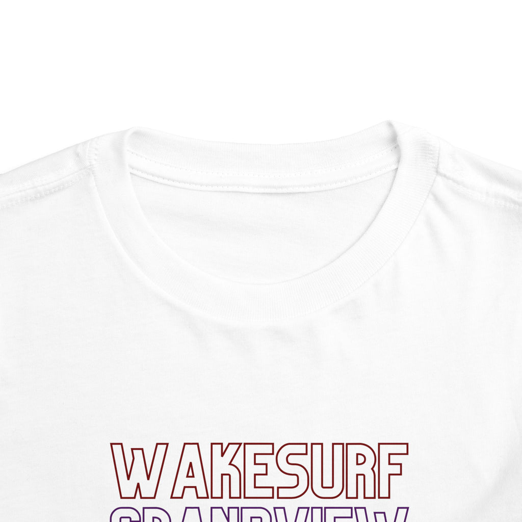 Grandview Lake Columbus Indiana Toddler Tee — Wakesurf Grandview Summer Shirt