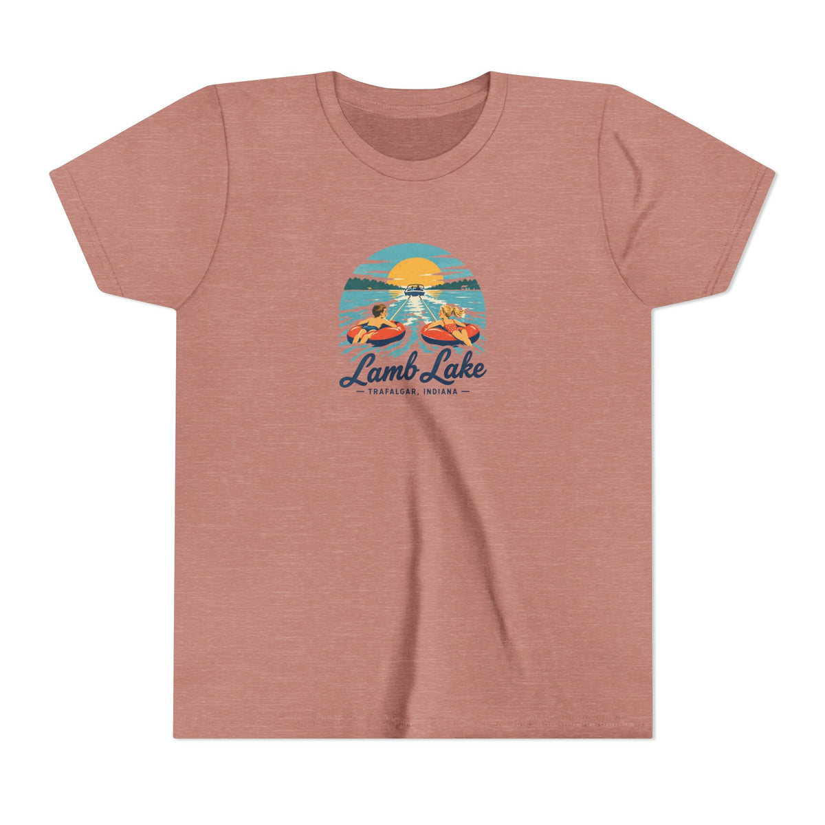 Youth T-Shirt - Lamb Lake Tubing Vintage Design