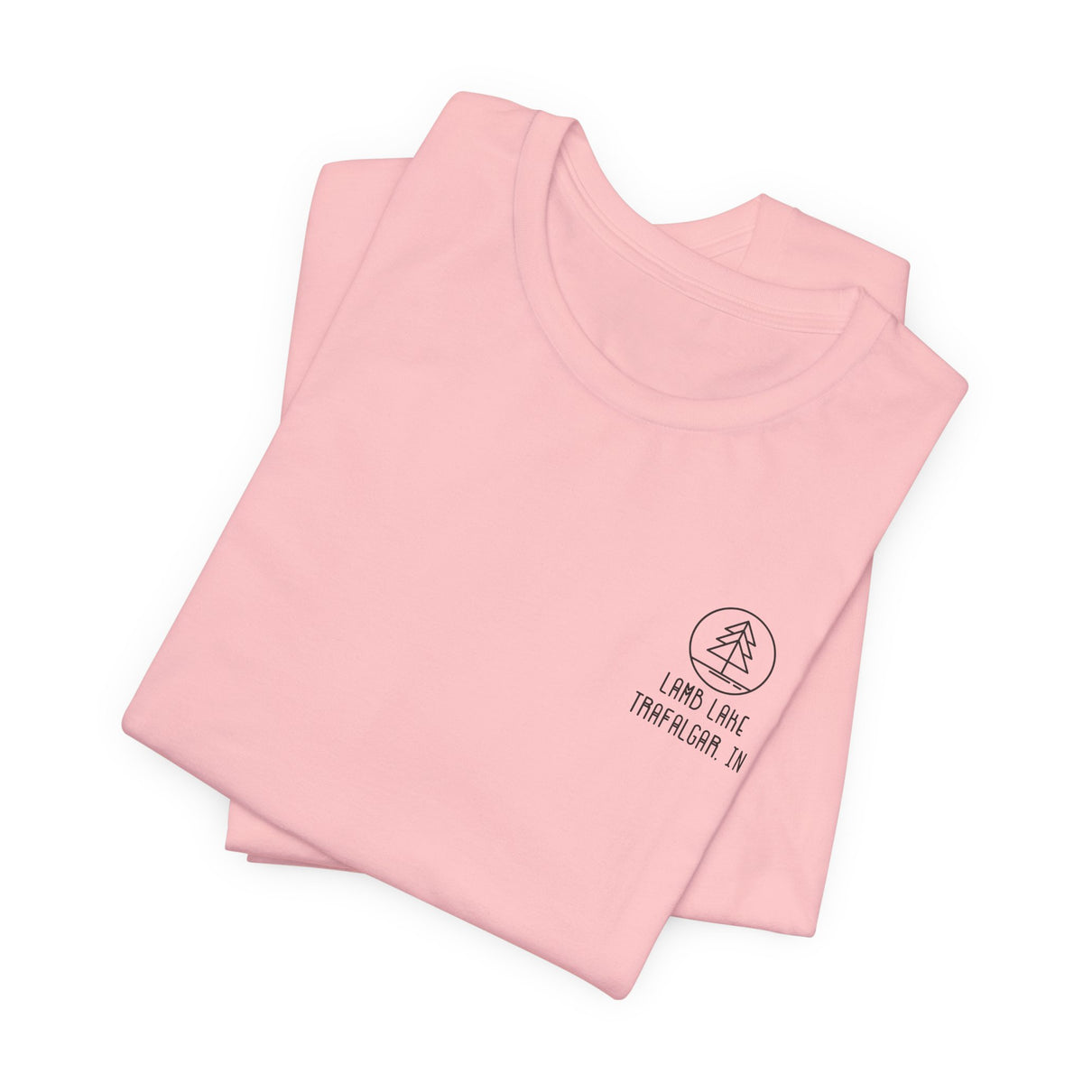 Lamb Lake Minimalist Tee — Lake Forest Graphic Short Sleeve Shirt