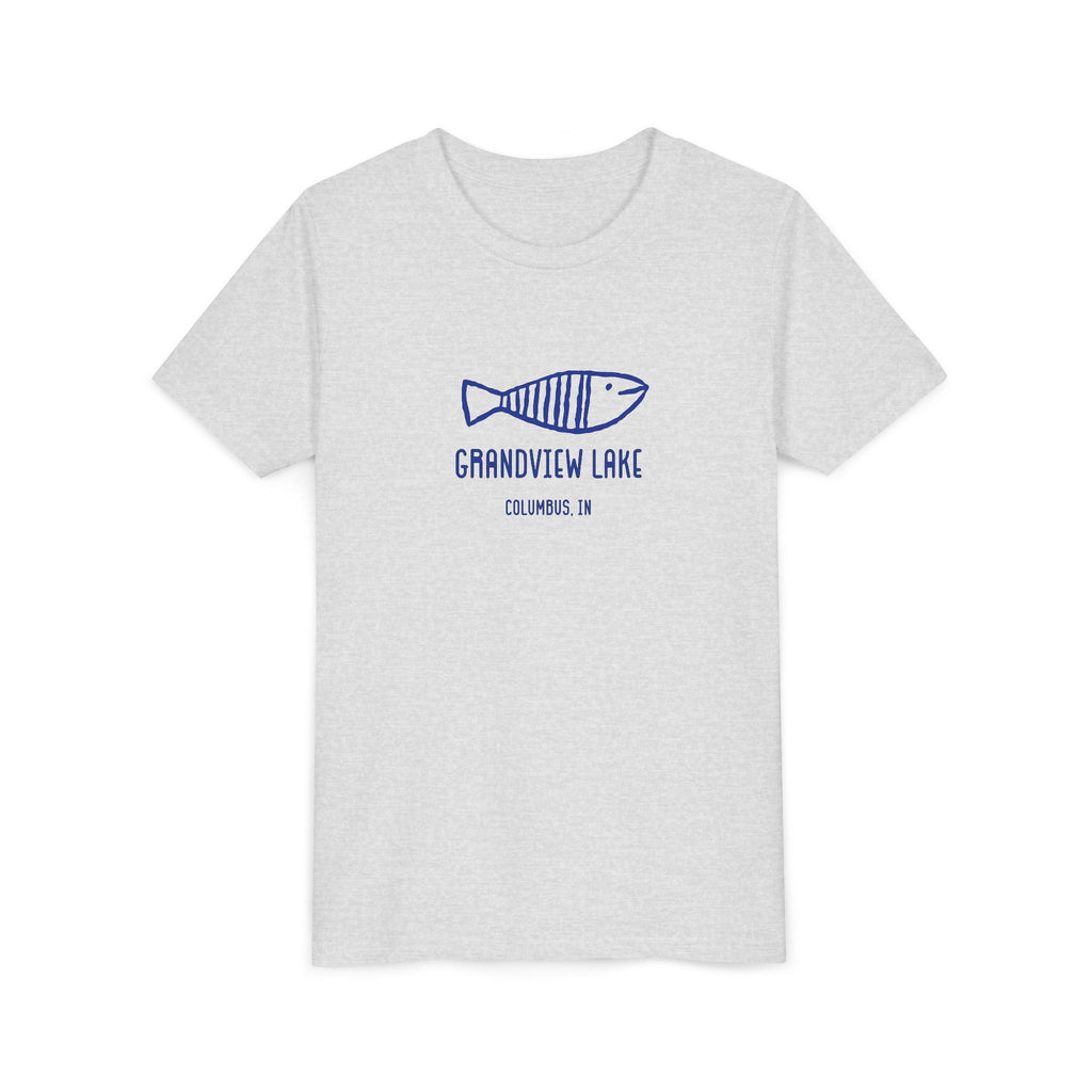 Youth Tee — 'Grandview Lake' Retro Fish Kids T-Shirt