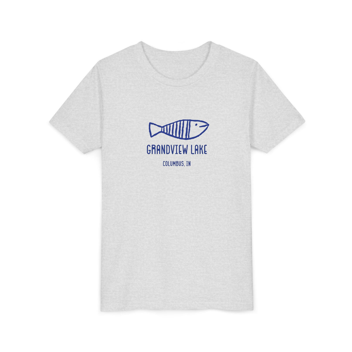 Youth Tee — 'Grandview Lake' Retro Fish Kids T-Shirt