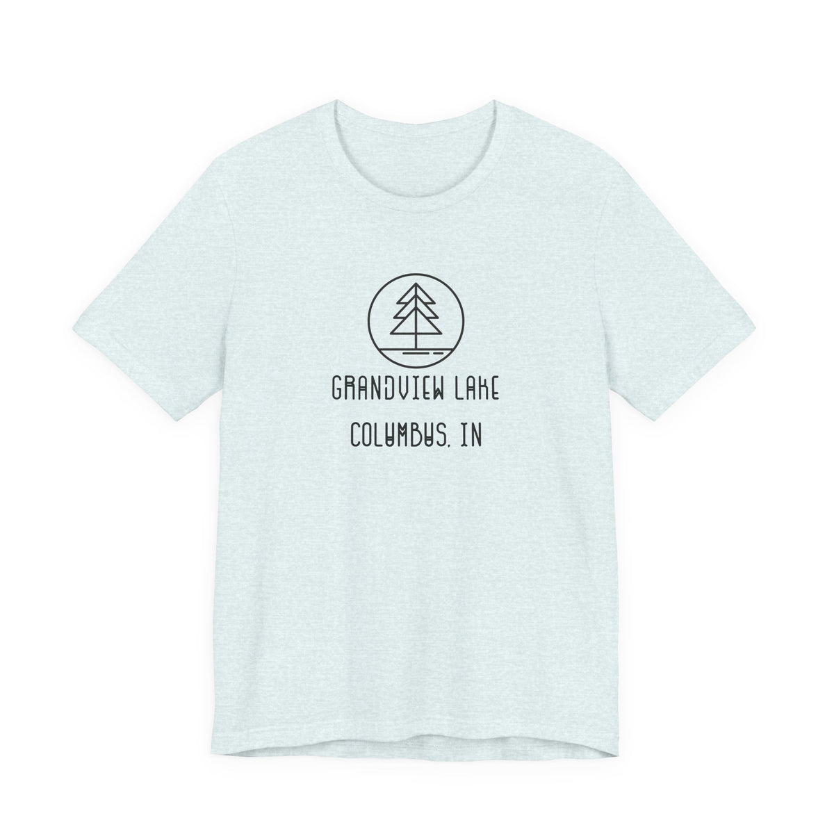 Grandview Lake Minimalist Tee — Lake Forest Graphic Short Sleeve Shirt