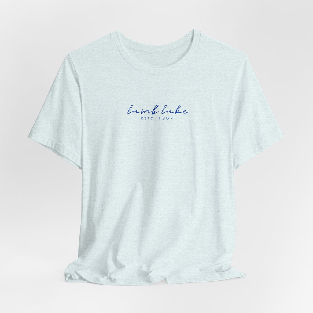 'lamb lake" Unisex Jersey Short Sleeve Tee