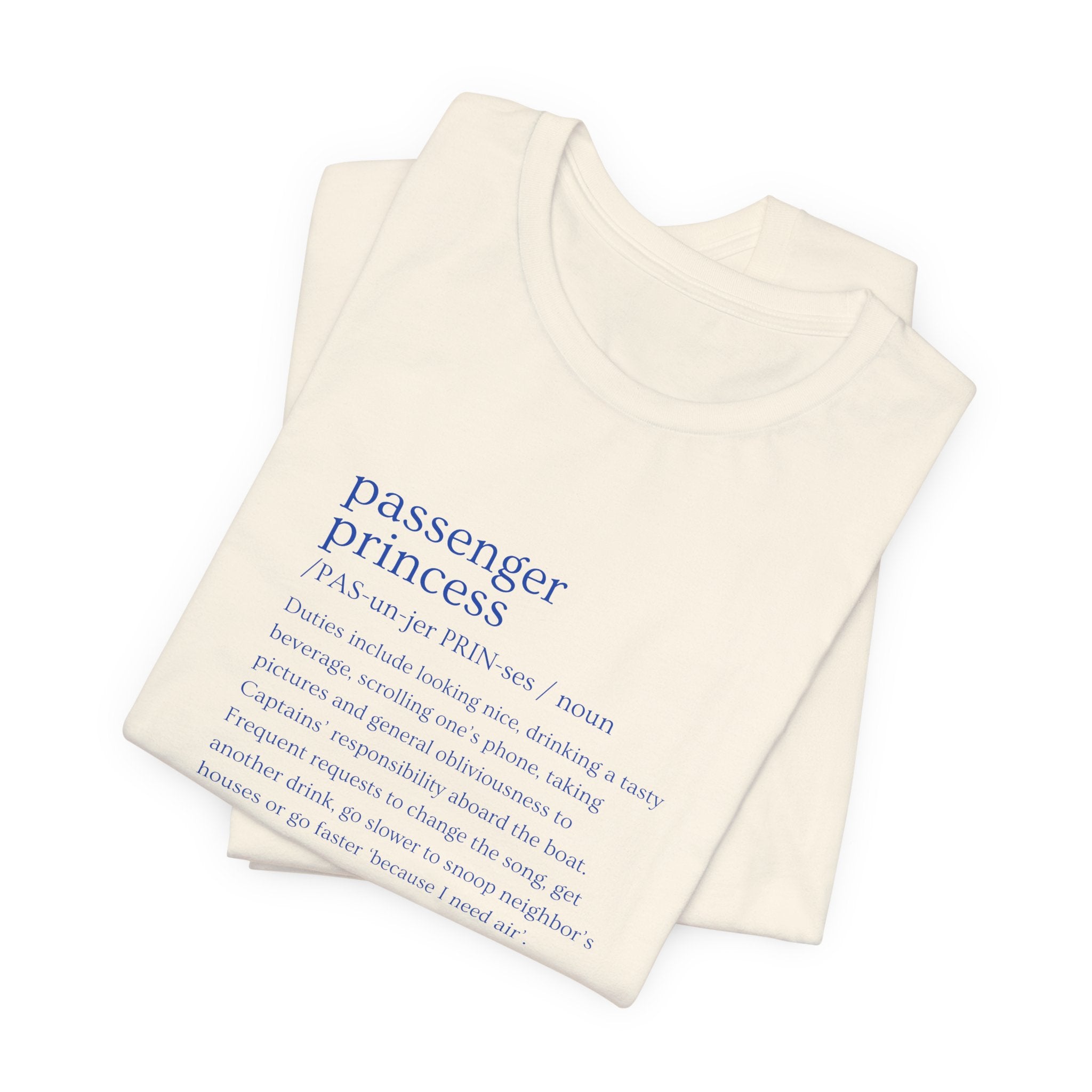 Passenger Princess Tee — Travel Definition Shirt