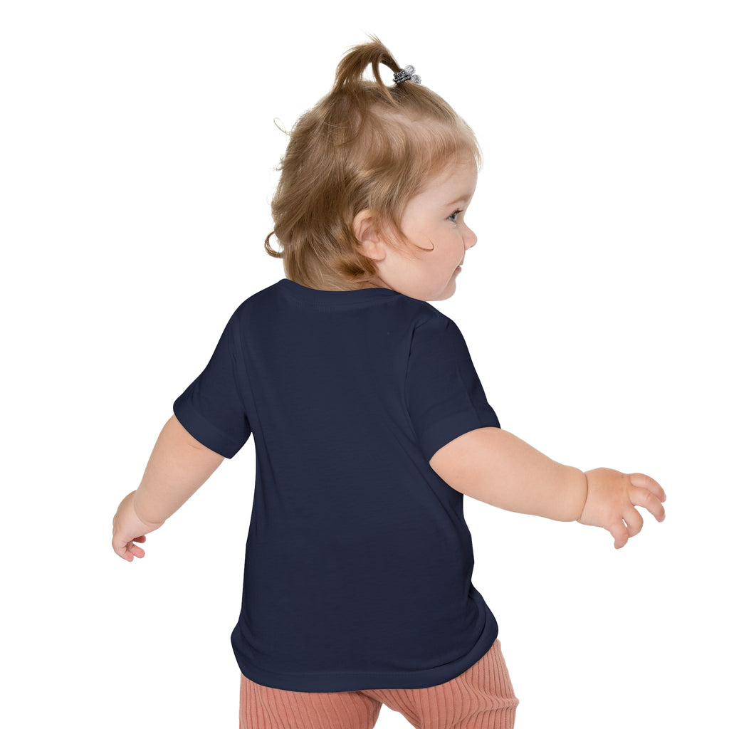 Baby T-Shirt — Pastel Retro Heart Sunset "Lamb Lake"