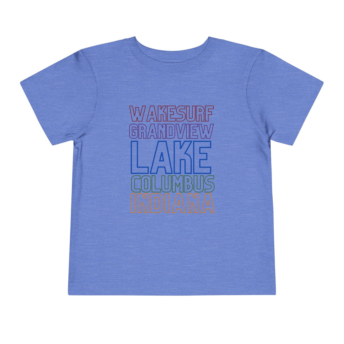 Grandview Lake Columbus Indiana Toddler Tee — Wakesurf Grandview Summer Shirt