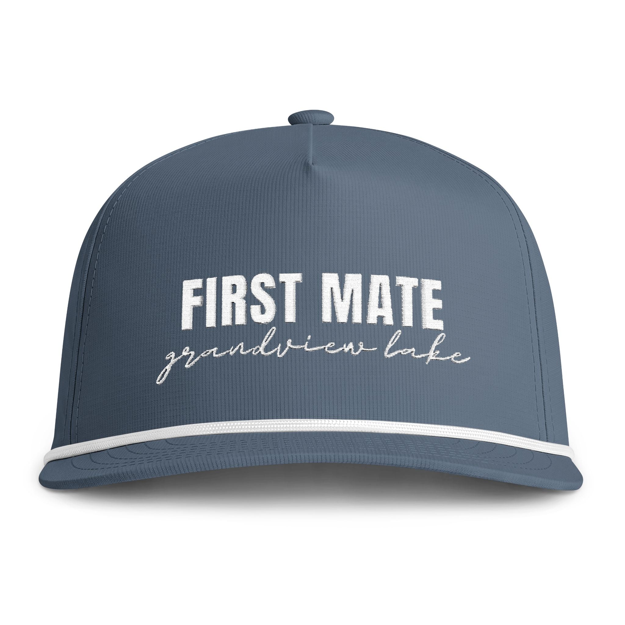 First Mate Grandview Lake Rope Cap – Sunwashed Nautical Hat