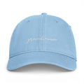 Grandview Script Washed Cap — Coastal Casual Baseball Hat