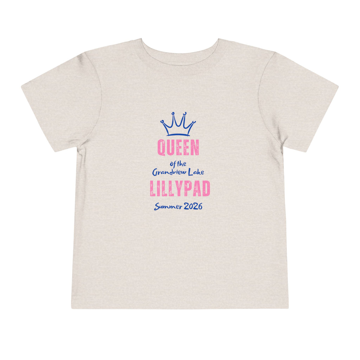 Toddler Tee — “Queen of the Lillypad” Grandview Lake Summer 2026