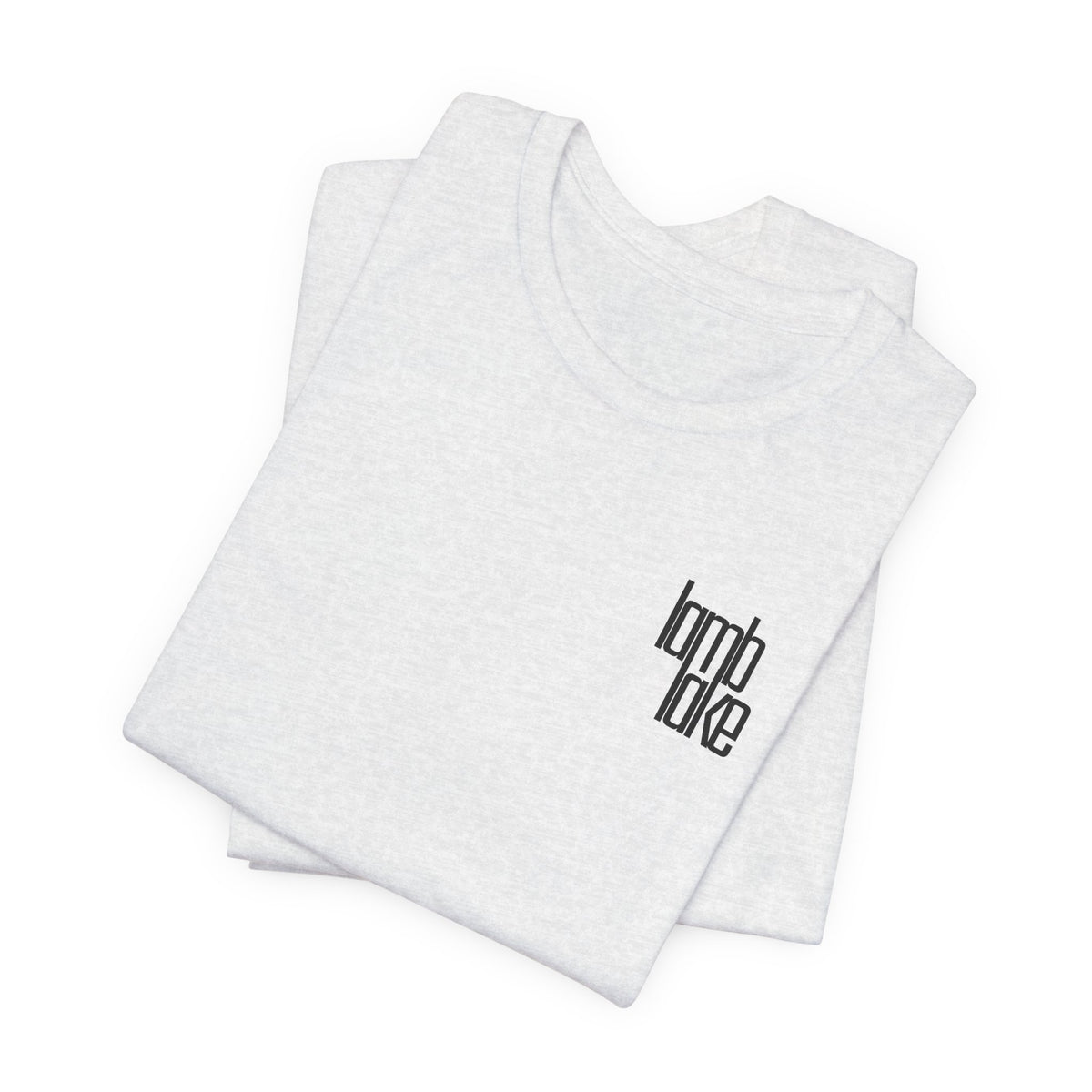'lamb lake' Graphic Tee —  Minimal Logo T‑Shirt
