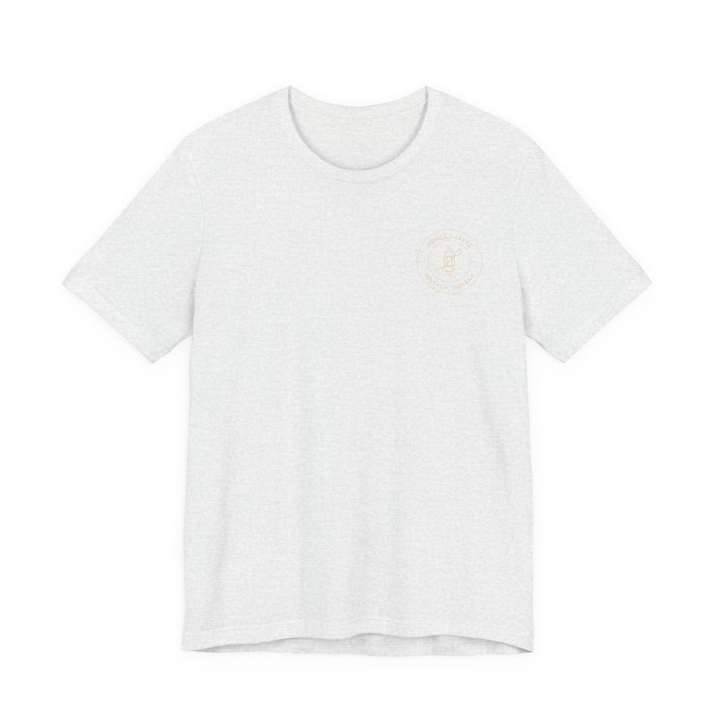 Kayak Pocket & Back Print Prince's Lakes Minimalist Tee —  Short Sleeve Shirt