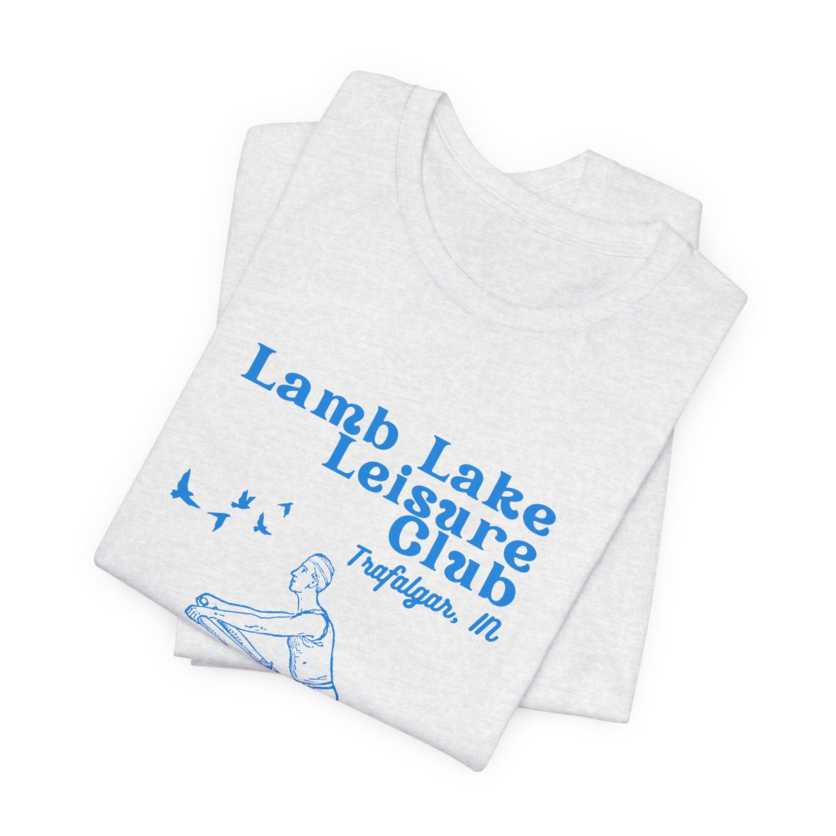 Kayak Tee – "Lamb Lake Leisure Club" Vintage Boating T-Shirt
