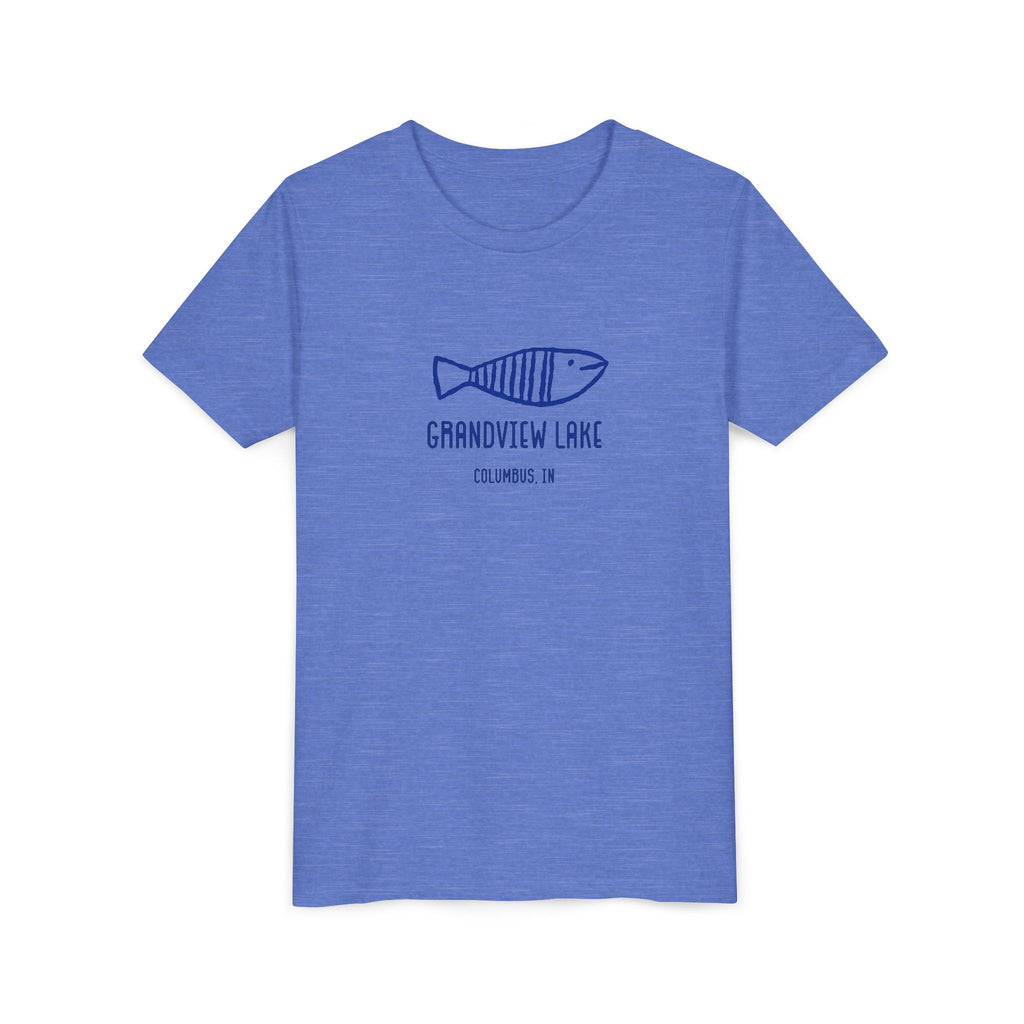 Youth Tee — 'Grandview Lake' Retro Fish Kids T-Shirt