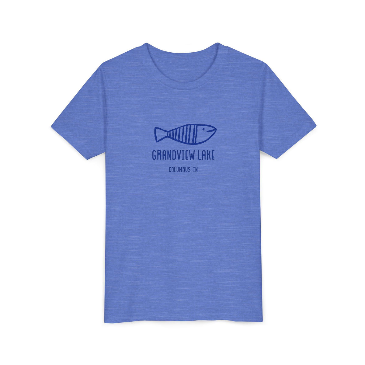 Youth Tee — 'Grandview Lake' Retro Fish Kids T-Shirt