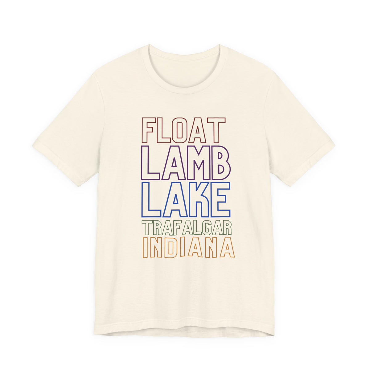 Float Lamb Lake Trafalgar Indiana T-Shirt