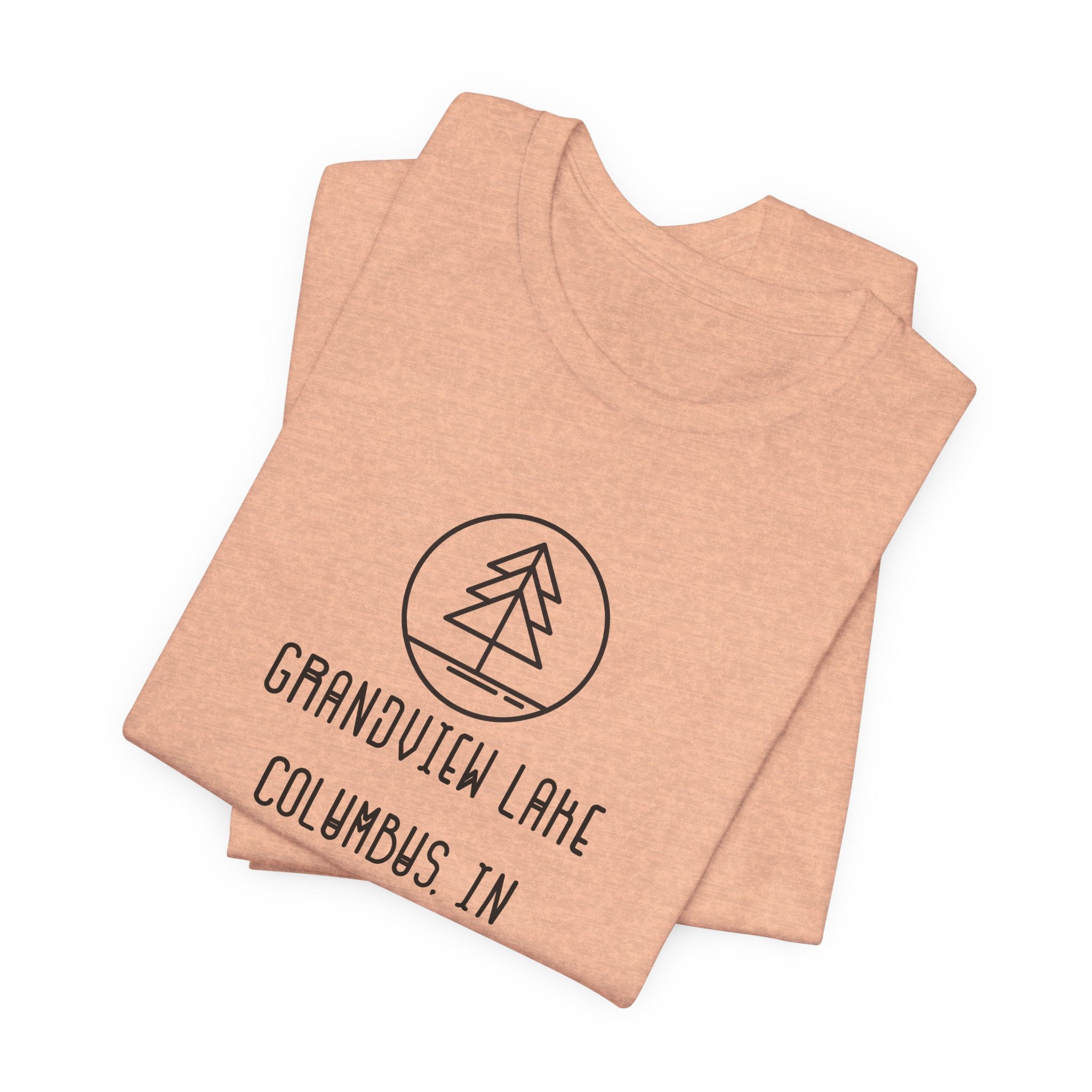 Grandview Lake Minimalist Tee — Lake Forest Graphic Short Sleeve Shirt