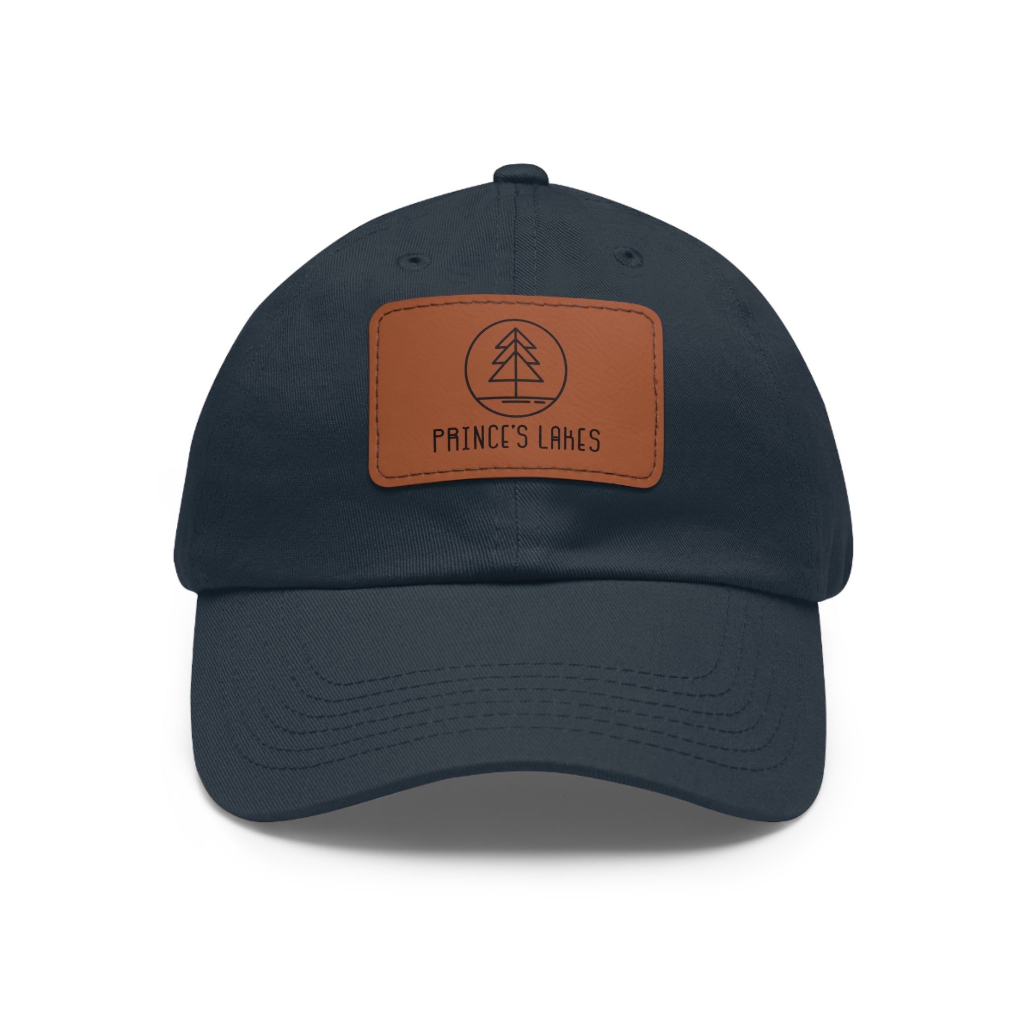 Leather Patch Hat — Prince's Lakes Outdoor Baseball Cap