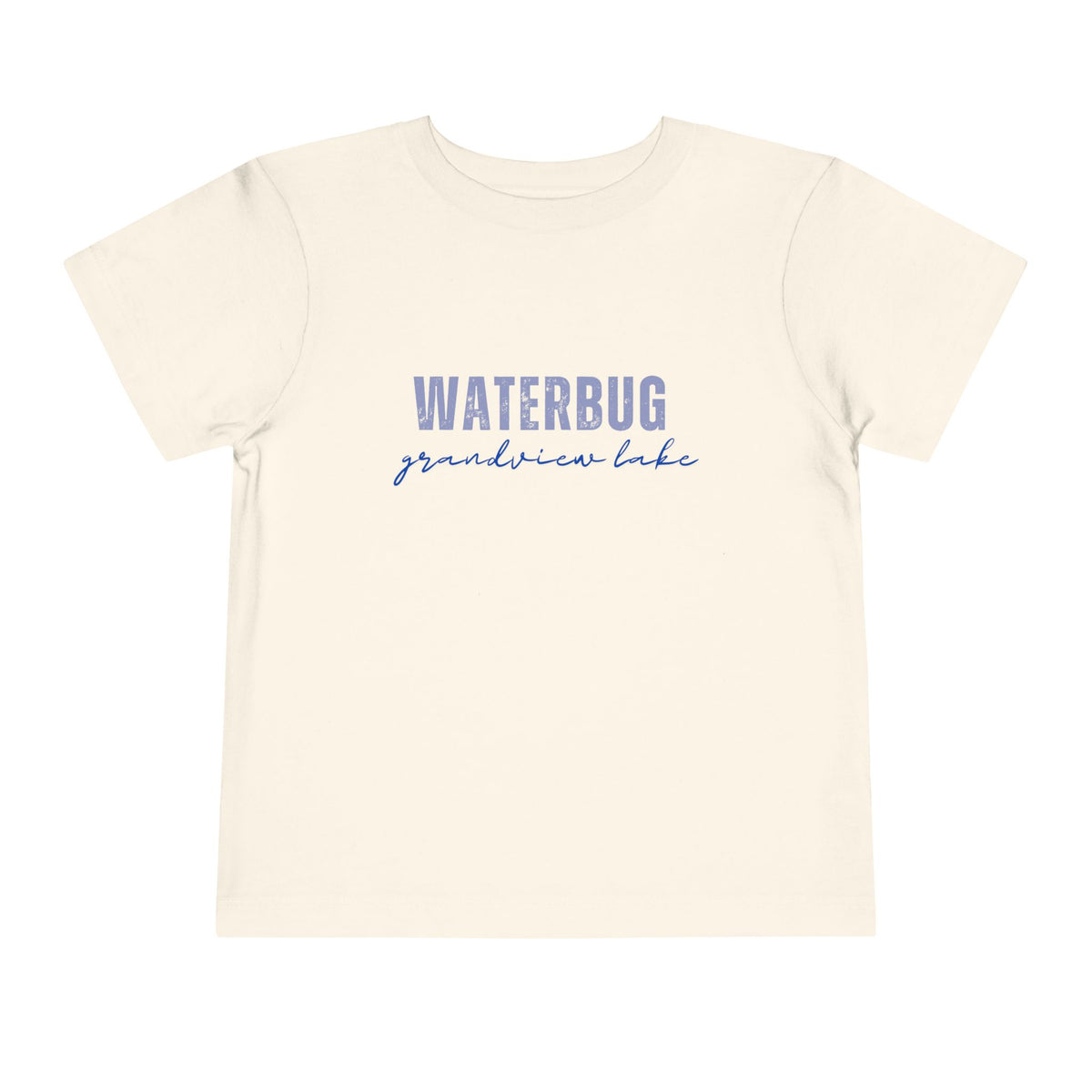 Toddler Tee — "WATERBUG grandview lake" Water-Inspired Kids T-Shirt