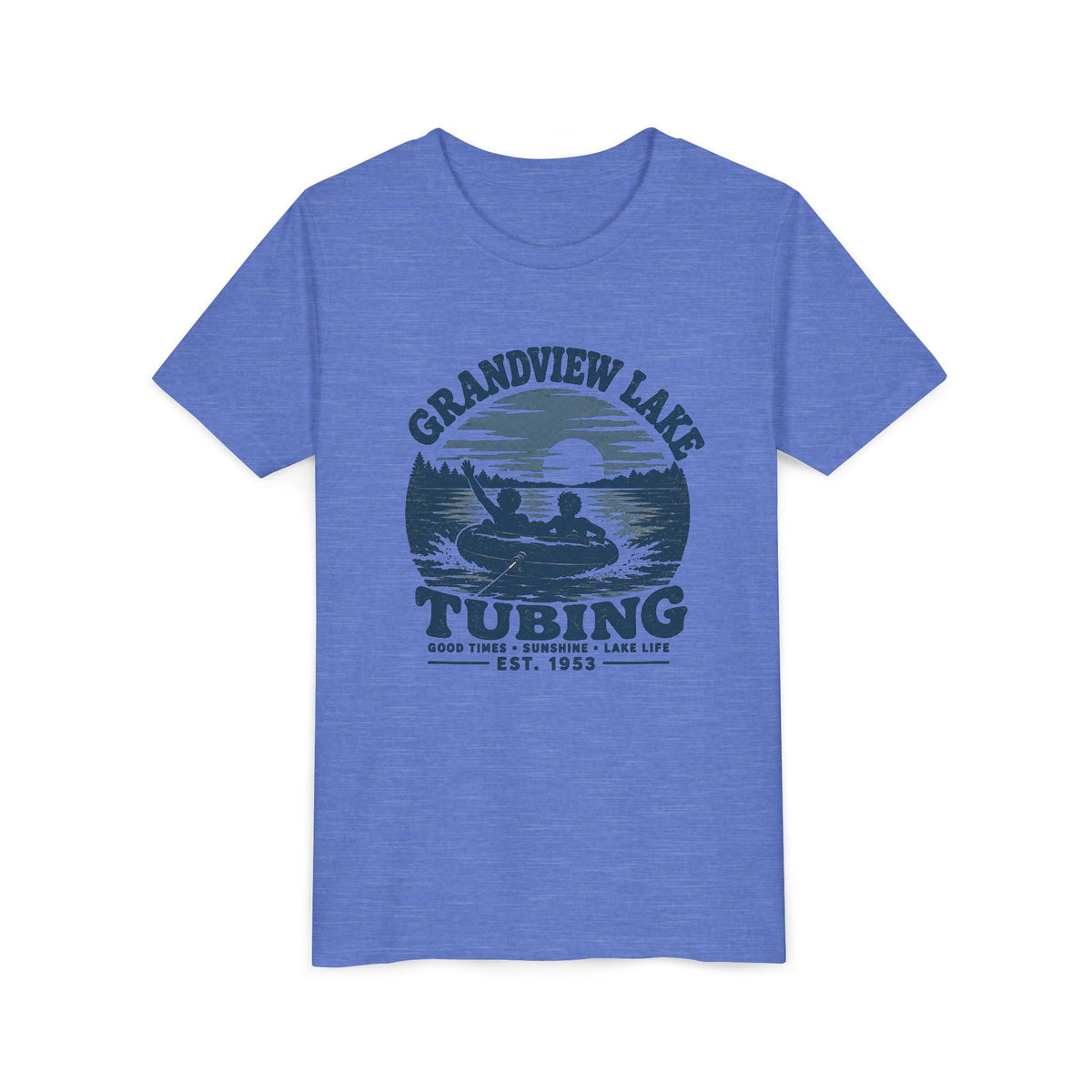 Youth T-Shirt - Grandview Lake Tubing Vintage Design