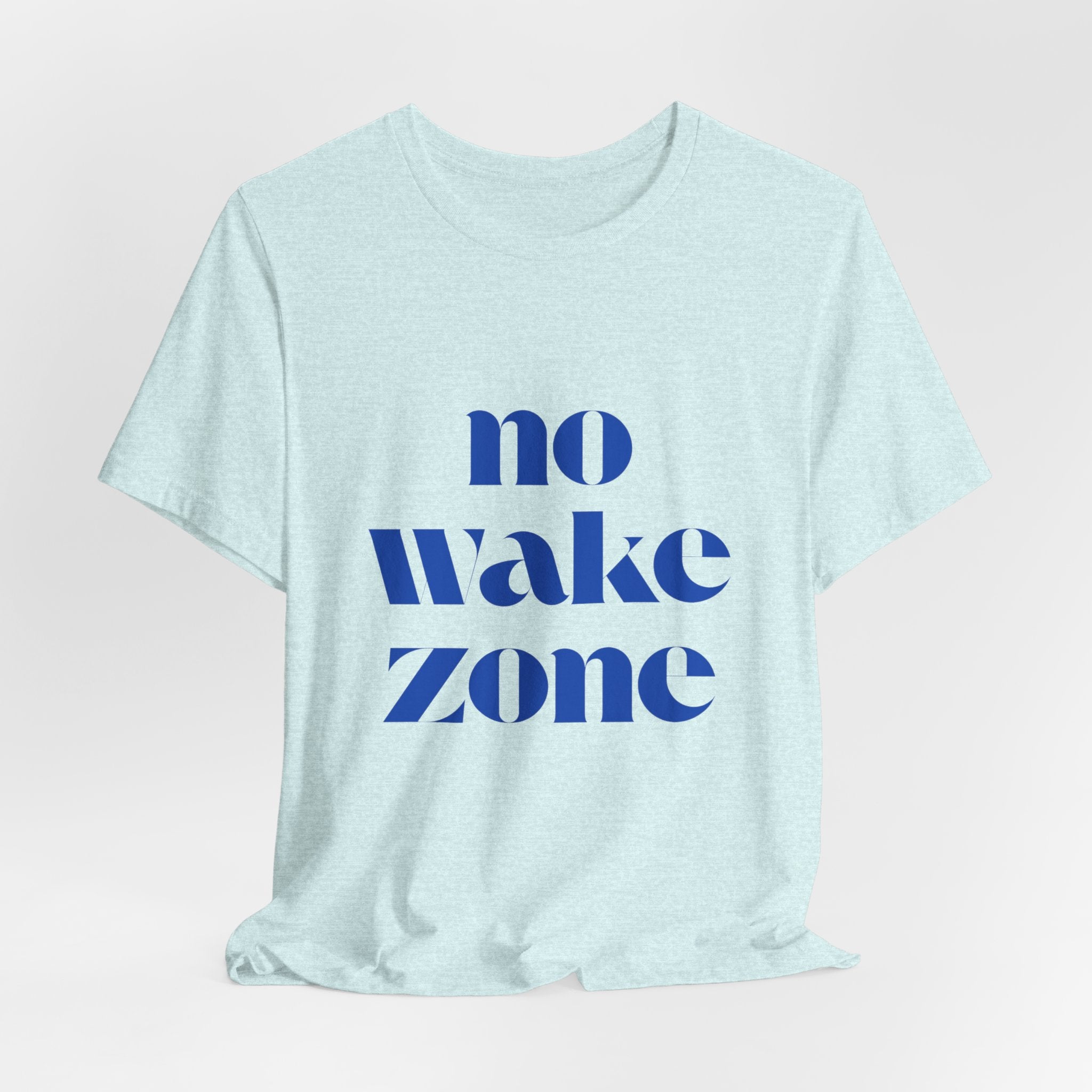 No Wake Zone T-Shirt — Nautical Relaxed Graphic Tee